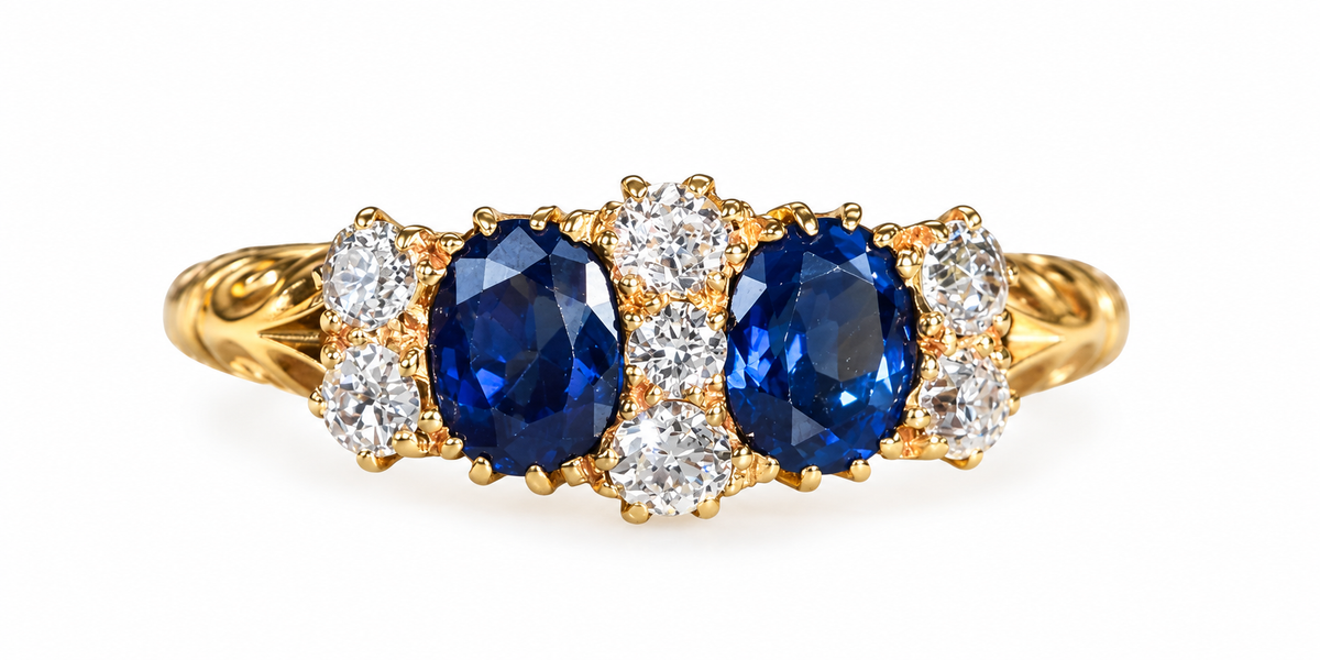 Sapphire and Diamond Ring