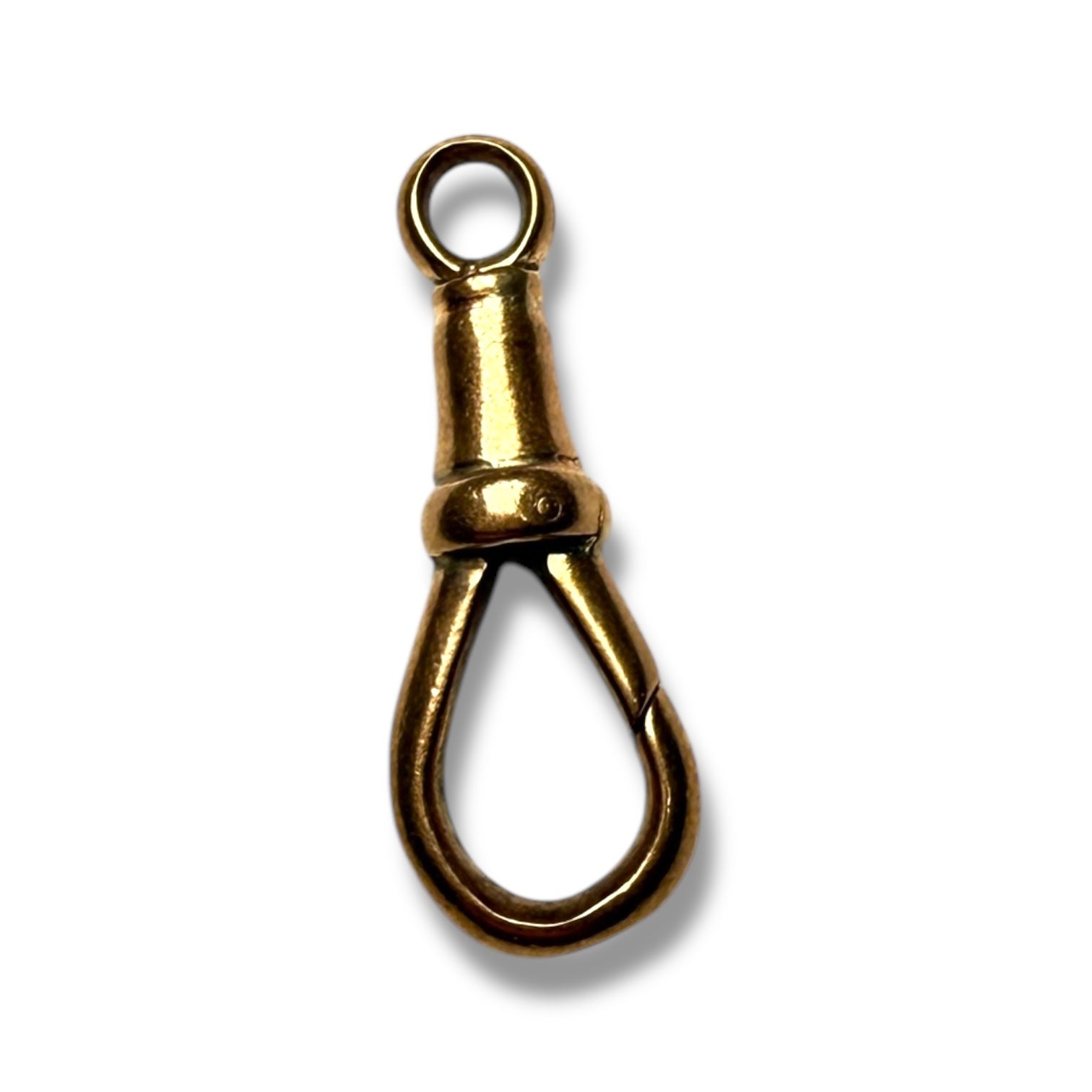 9k gold clasp pendant