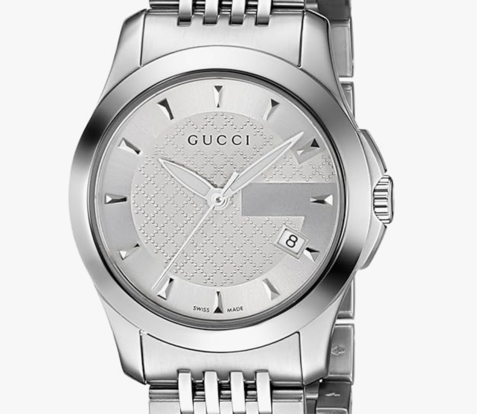 Gucci G-Timeless YA126501 – Swiss-Made Stainless Steel Watch