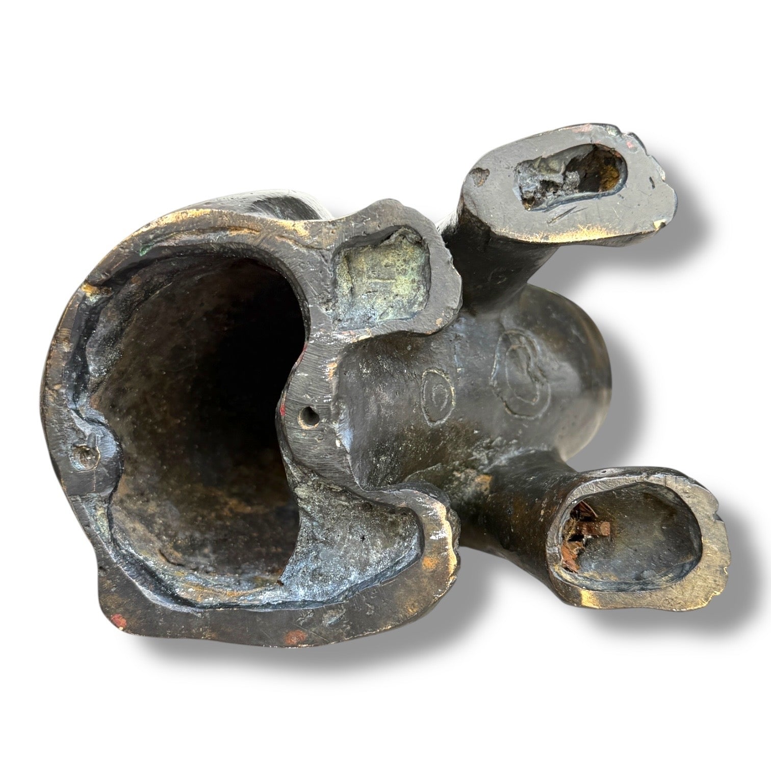 1920s Art Deco Bronze Cat Sculpture Signed “Gilbert 1920”