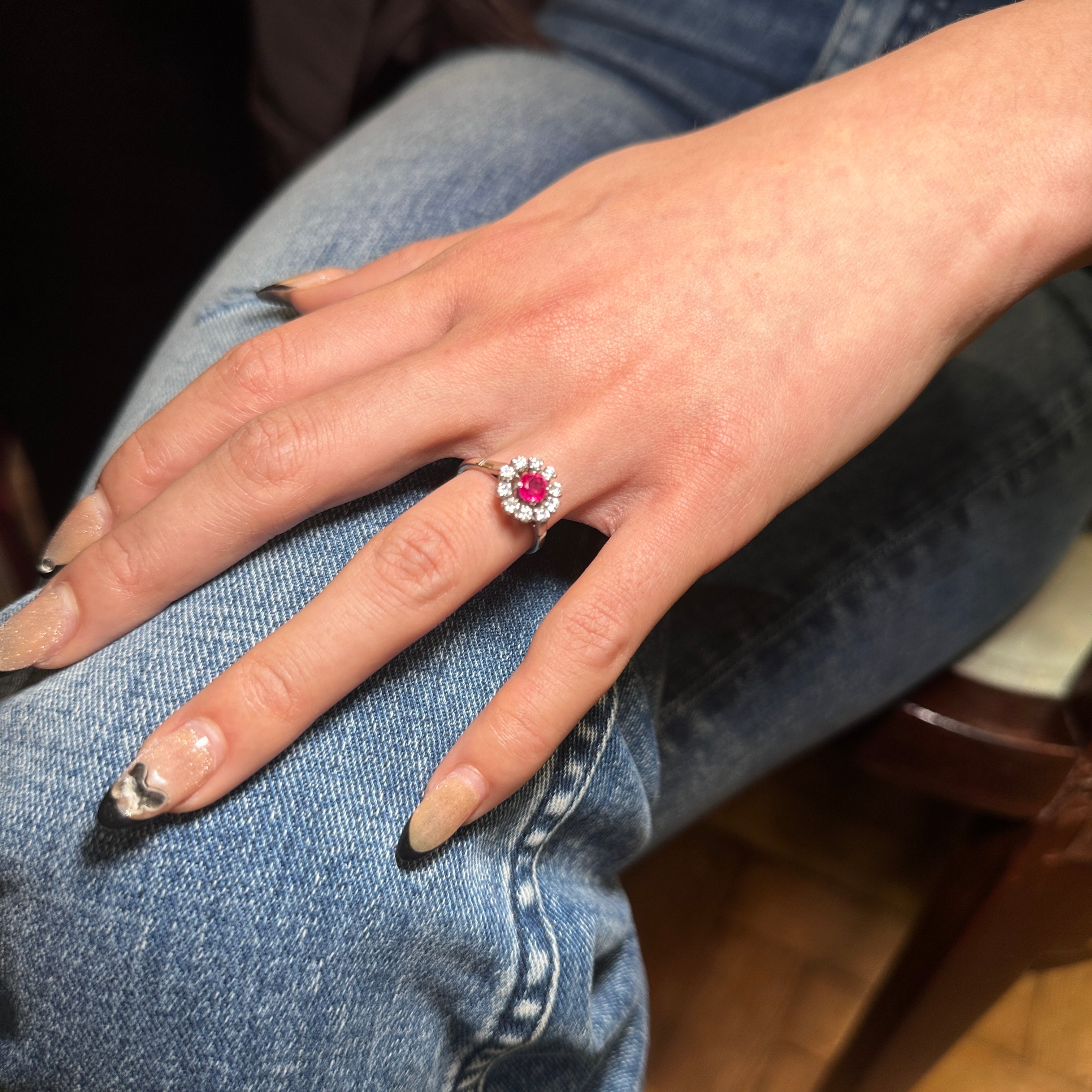 Ruby Cluster Ring