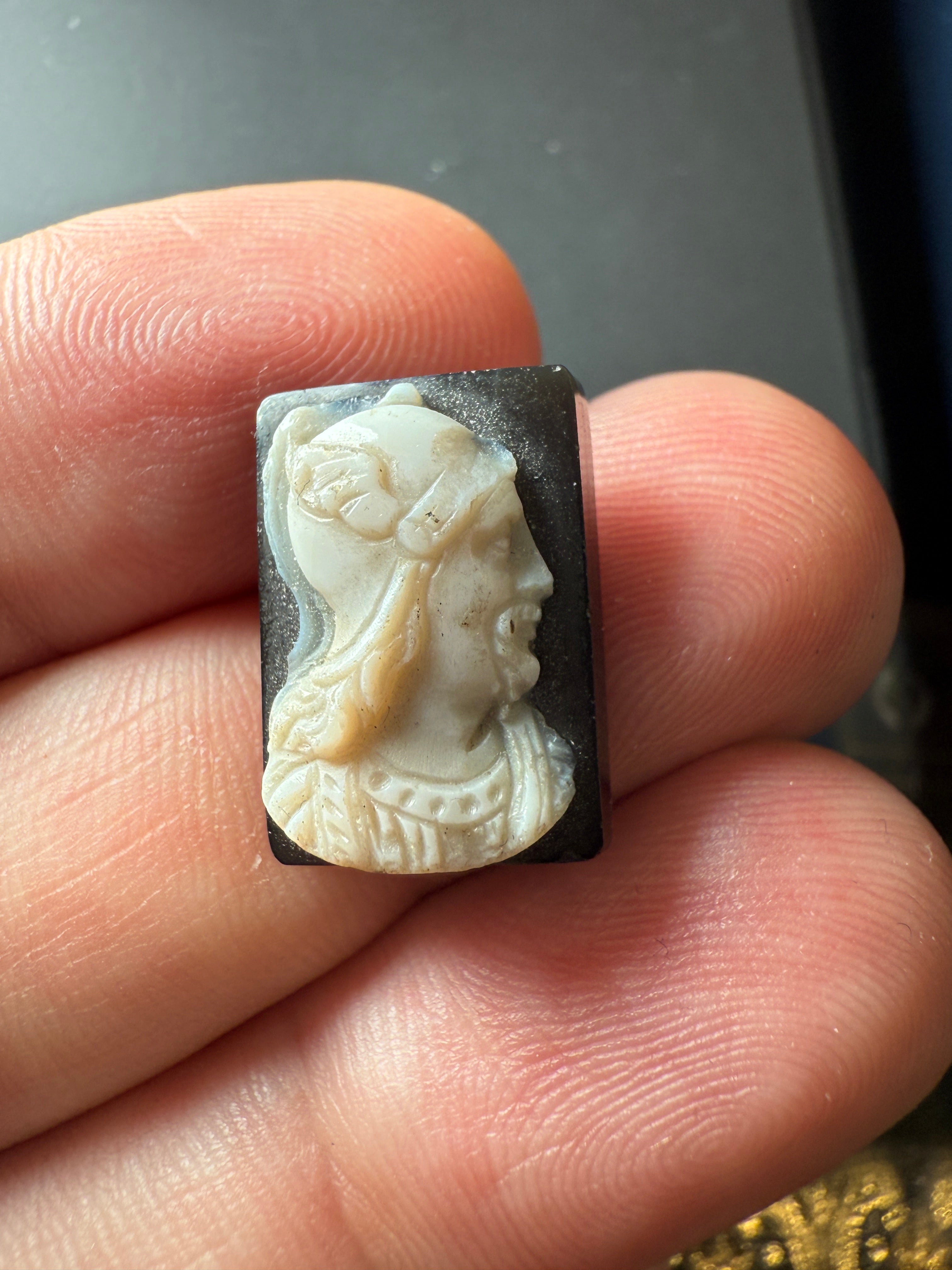 Antique Onyx Cameo