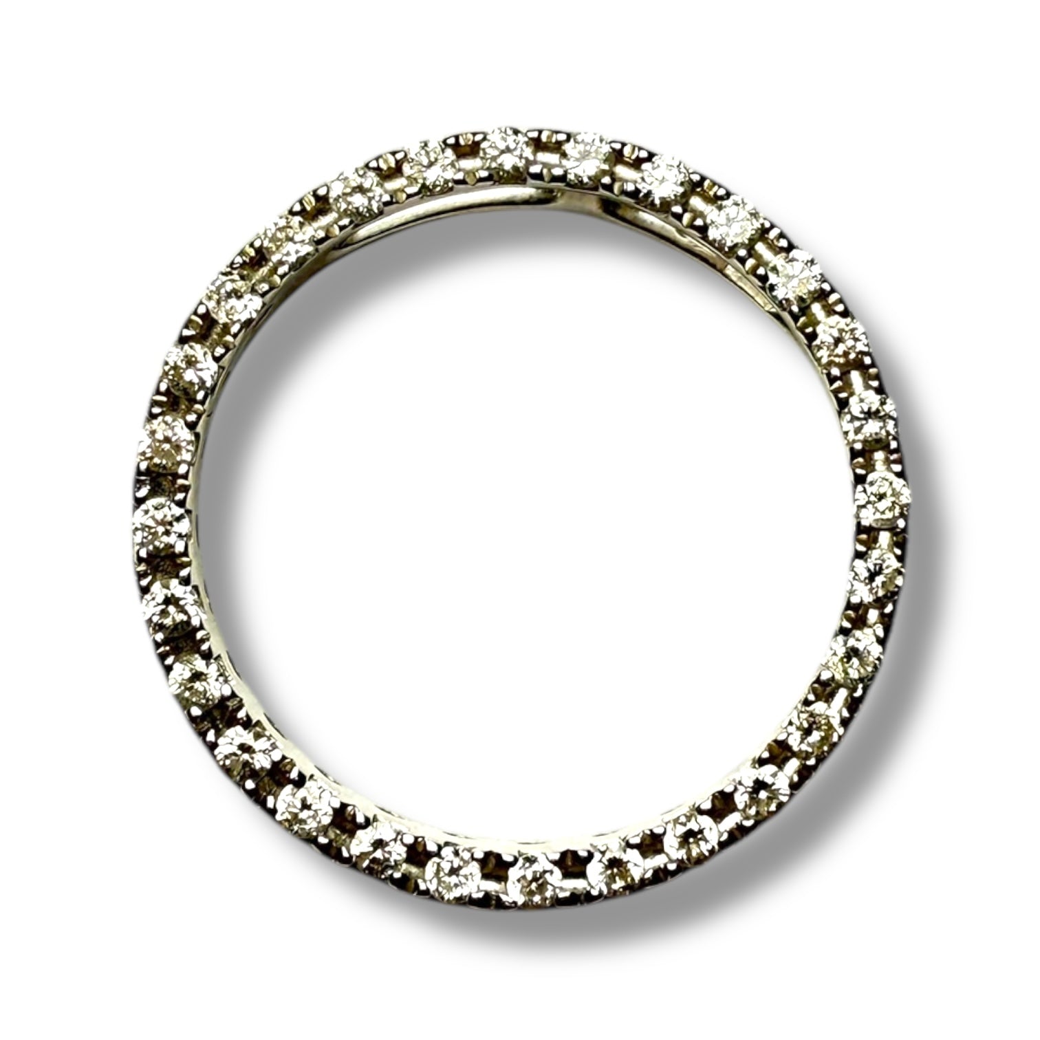 18k white gold and diamonds pendant for women