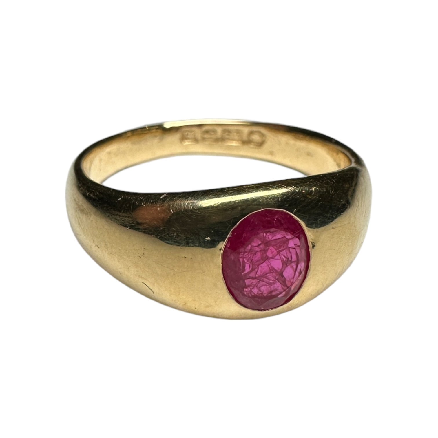 Ruby engagement ring