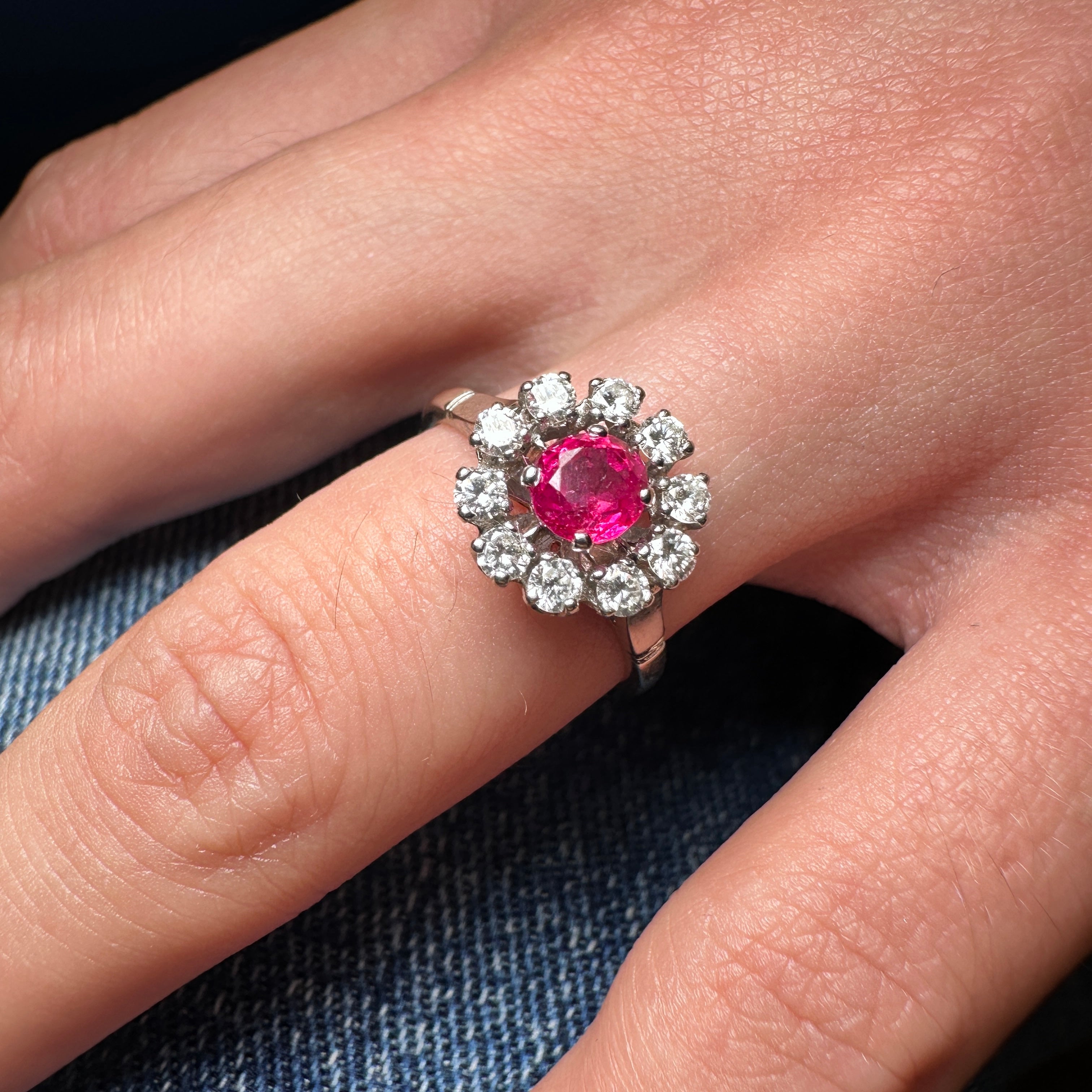 Ruby Cluster Ring