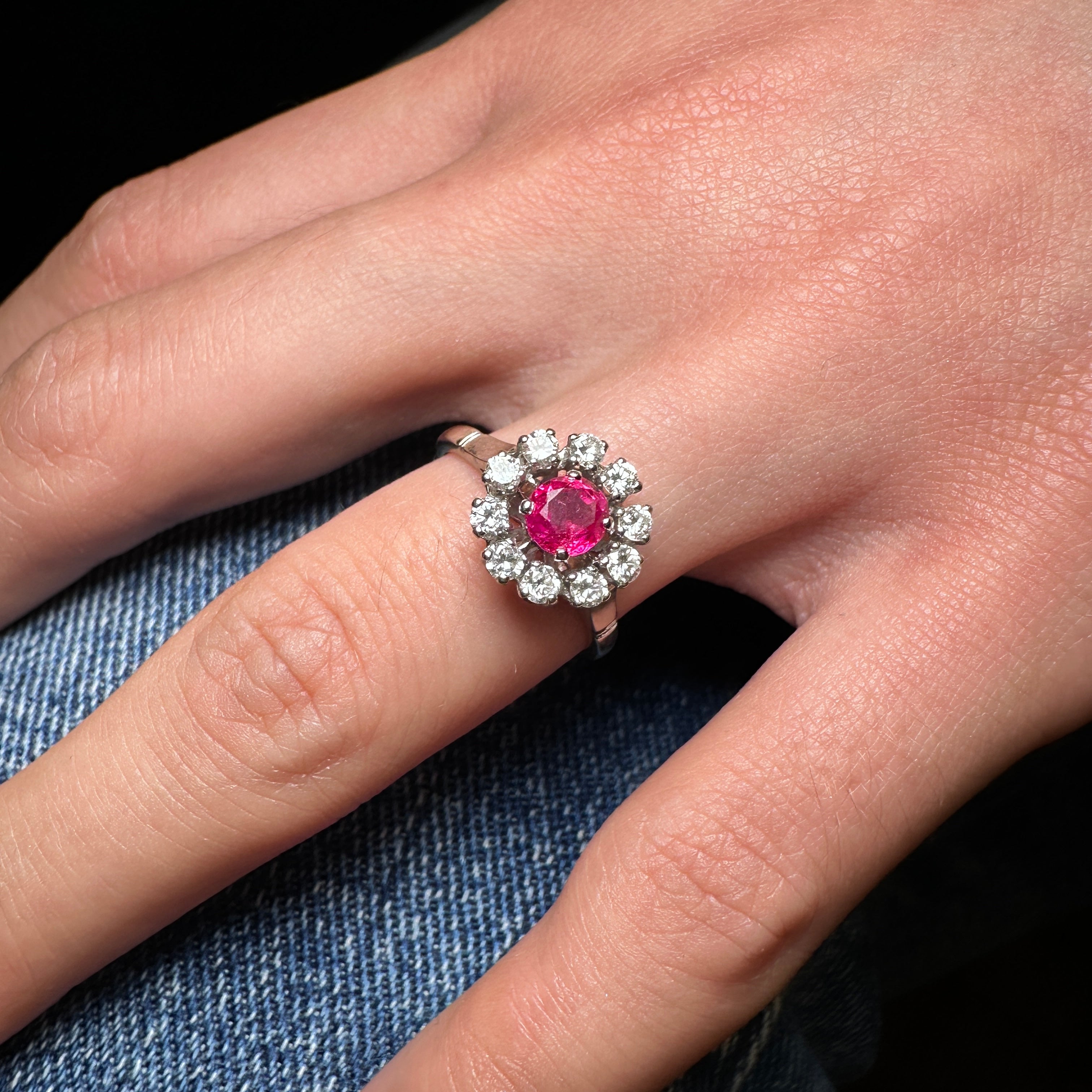 Ruby Cluster Ring