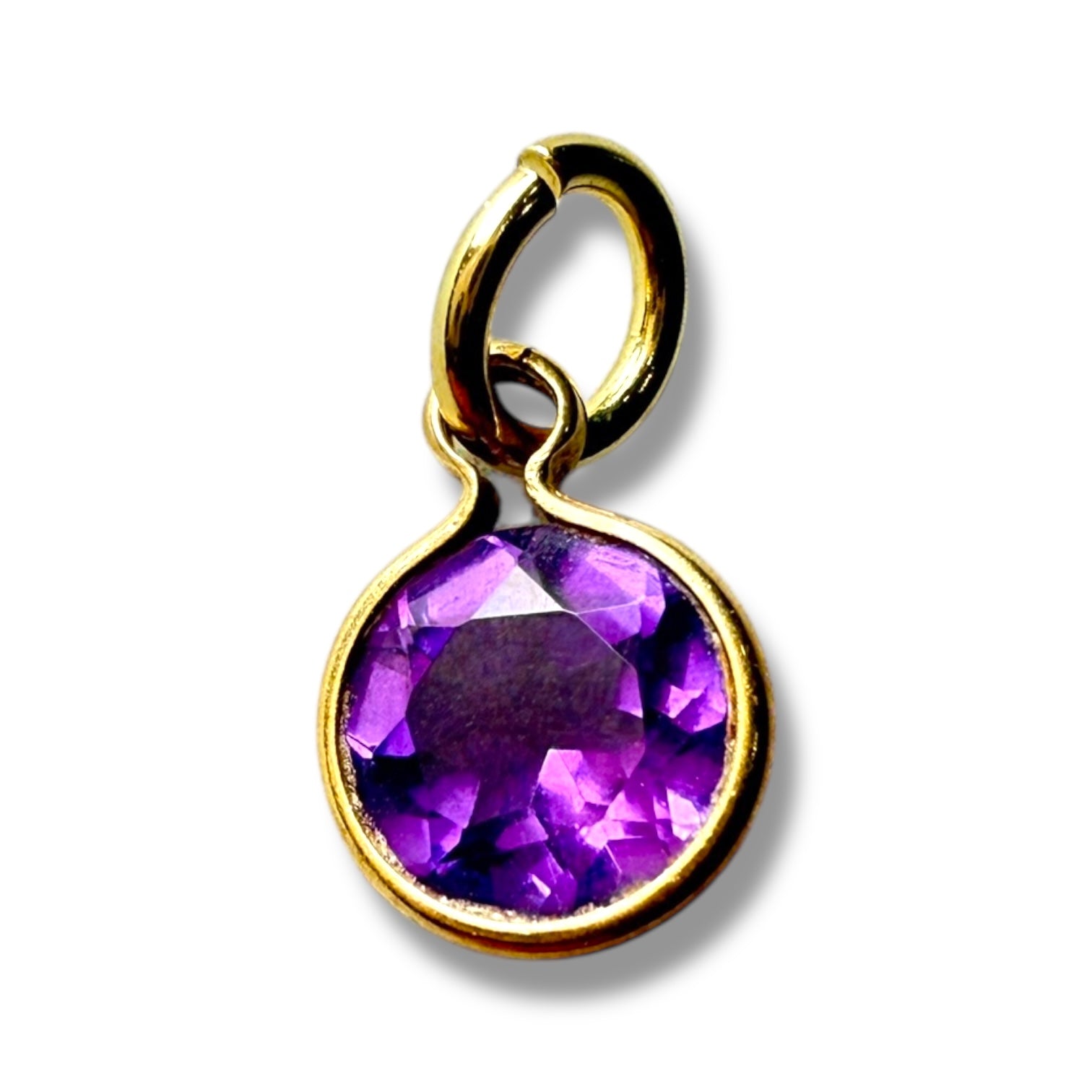 9k gold ametist pendant
