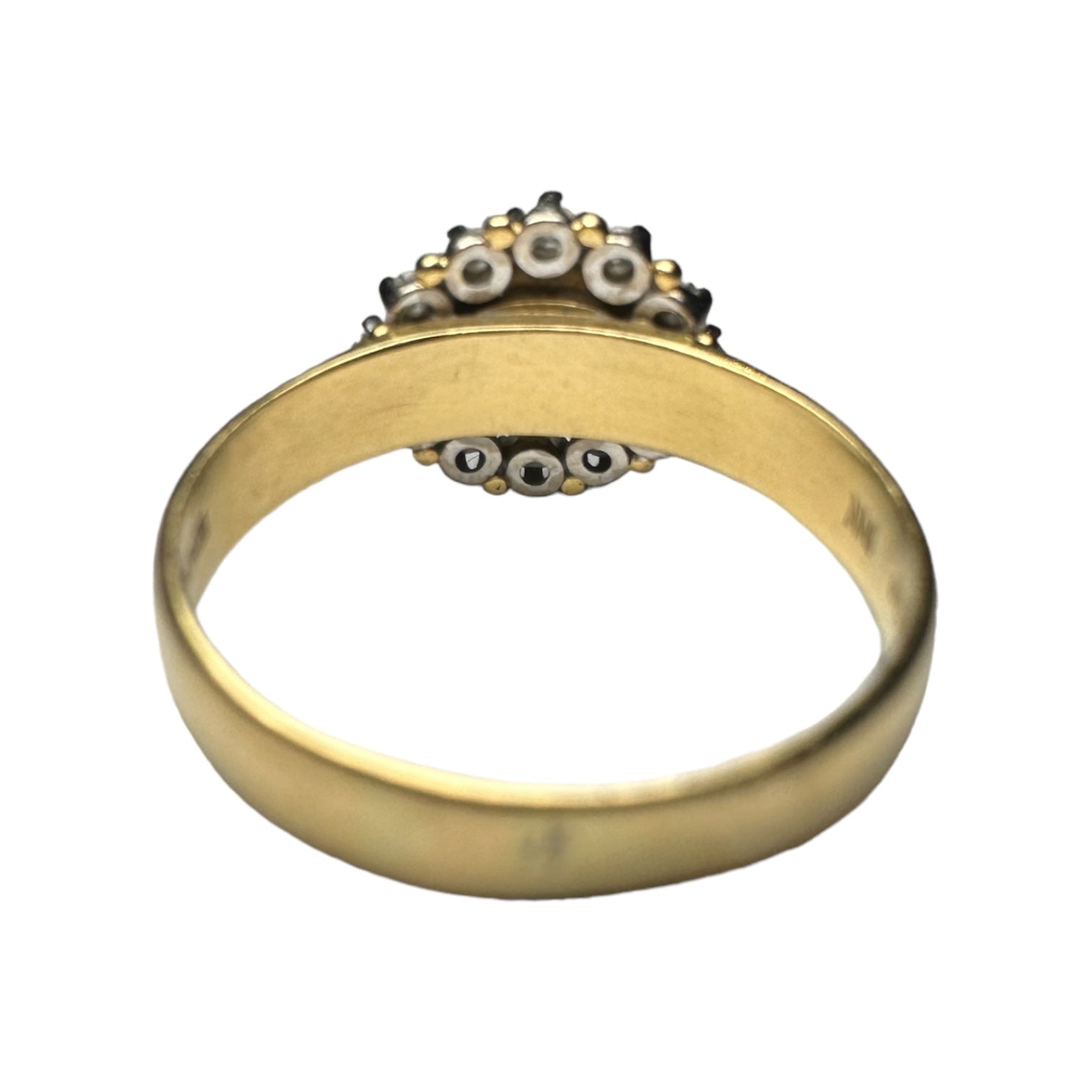 Ruby and diamond engagement ring