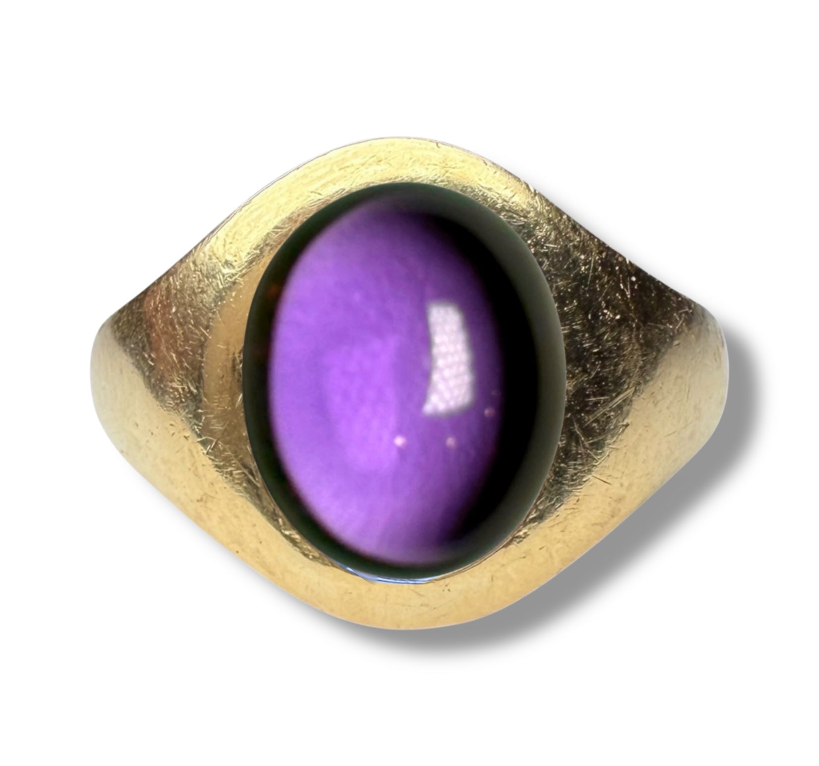 Bold Cabochon Gemstone Ring – Customisable in 18k Gold, 9k Gold, or Silver