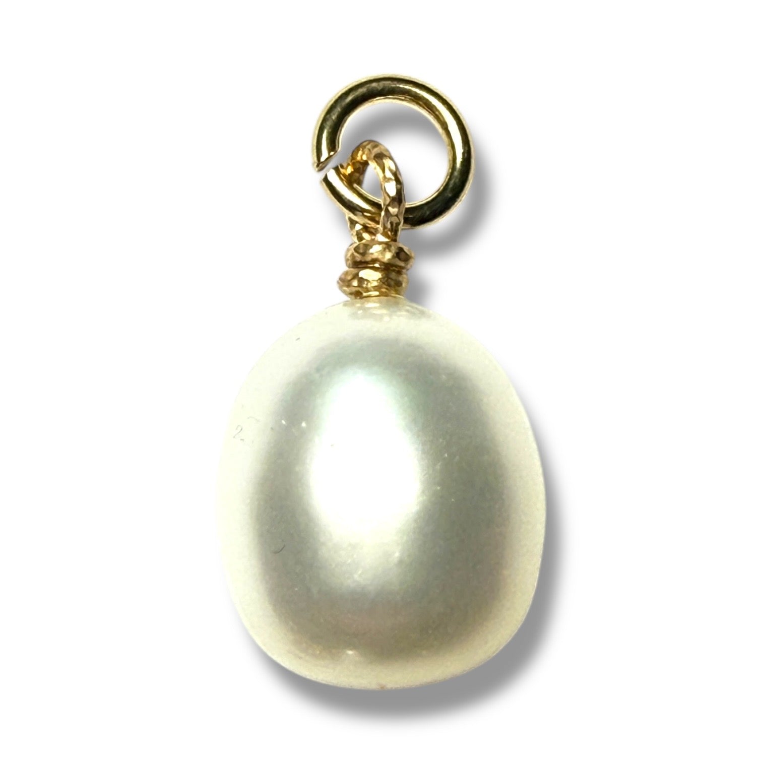 9k gold pearl pendant for women