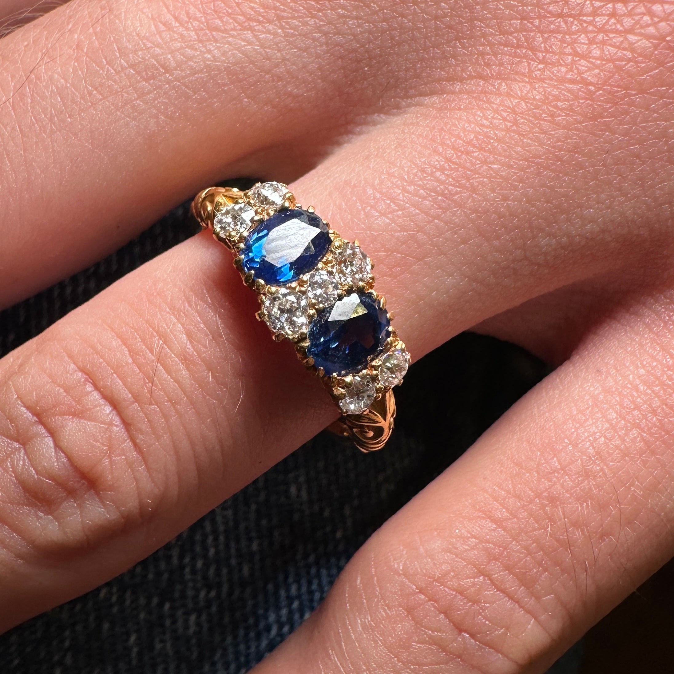 Sapphire and Diamond Ring