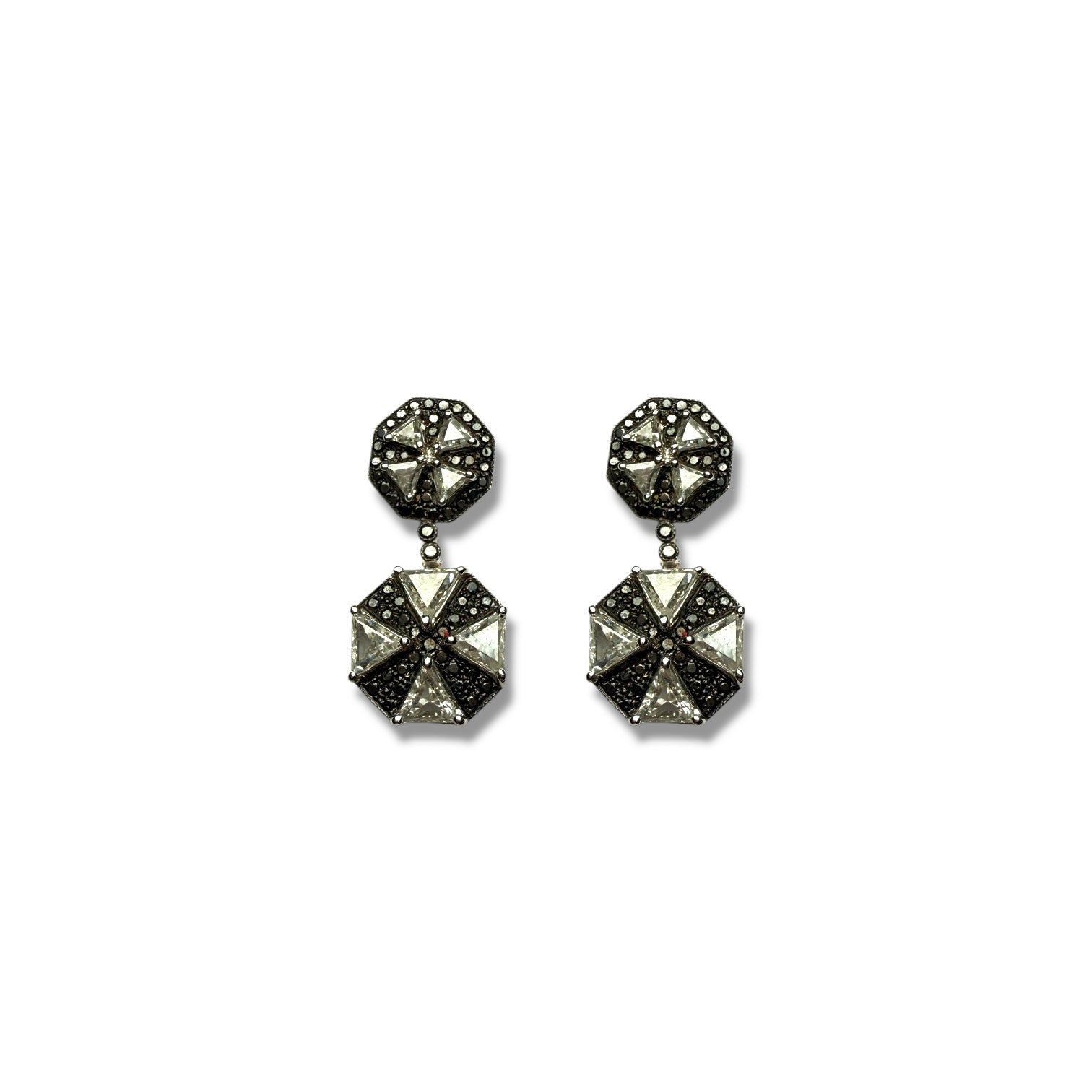 Diamonds drop earring