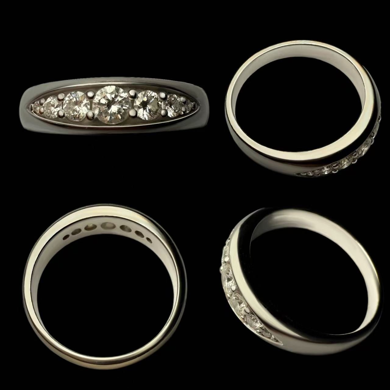 Diamonds Platinum Ring