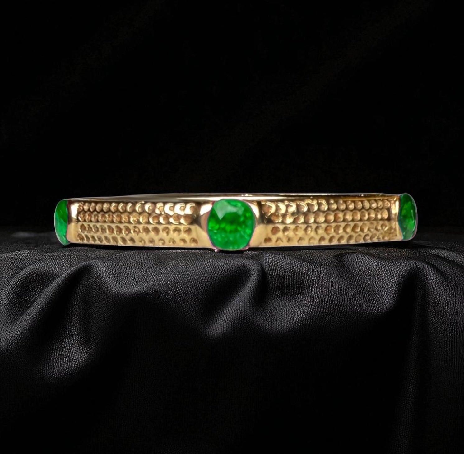 Elegant 9k Gold Ruby Ring – Timeless Design with Six Sparkling Rubies