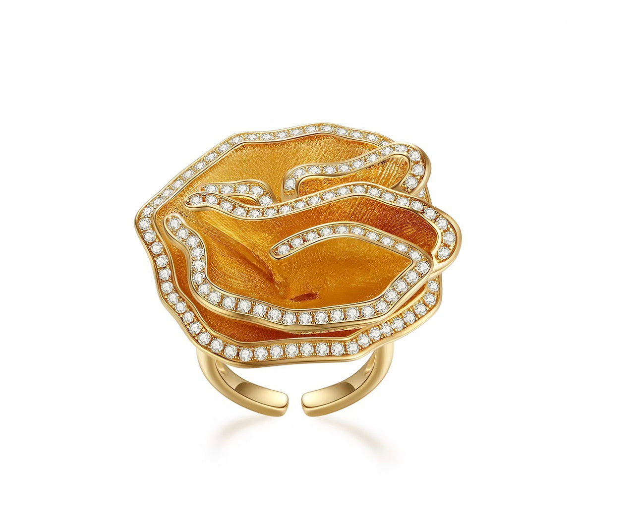 Quintessence Large Flower Ring