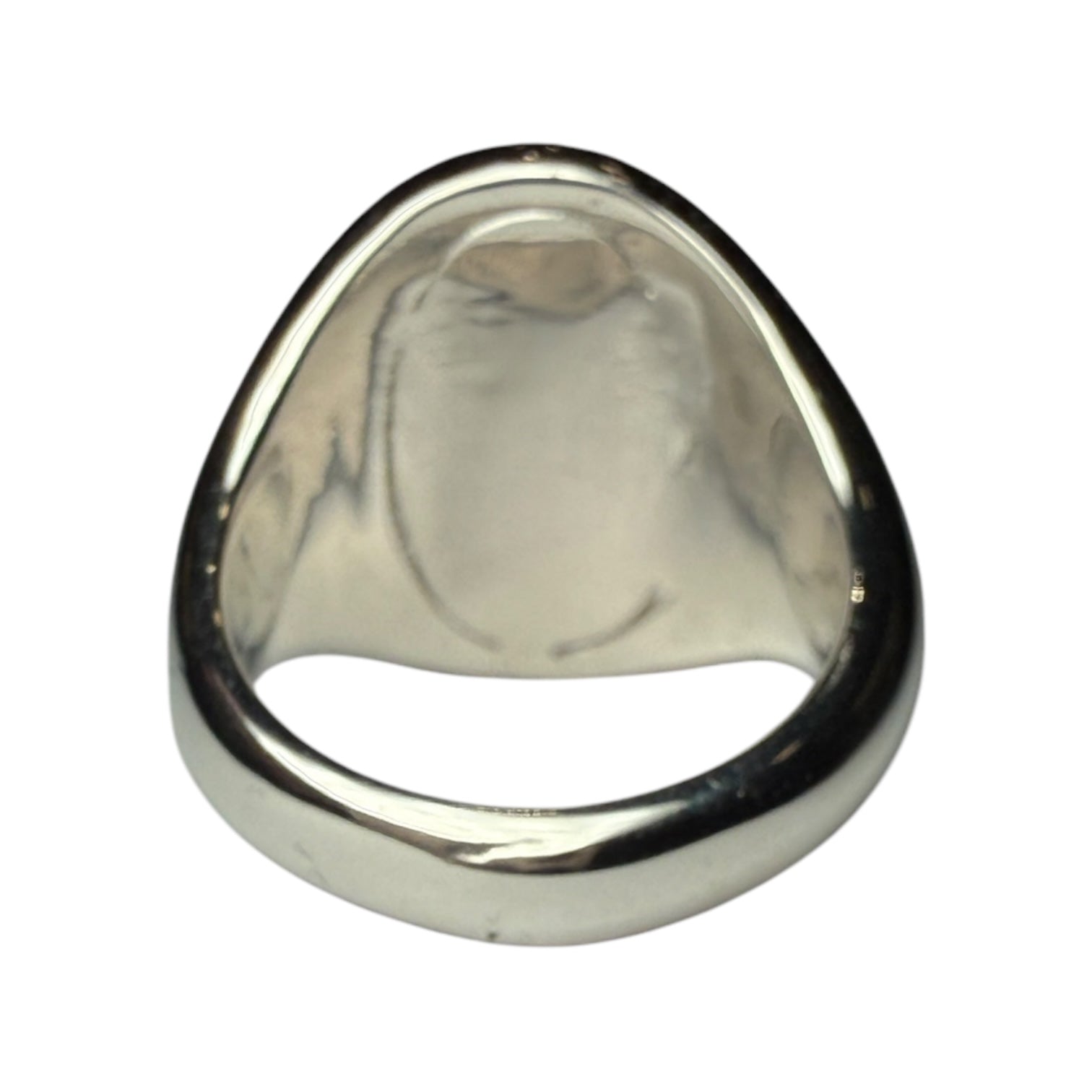 Silver signet ring