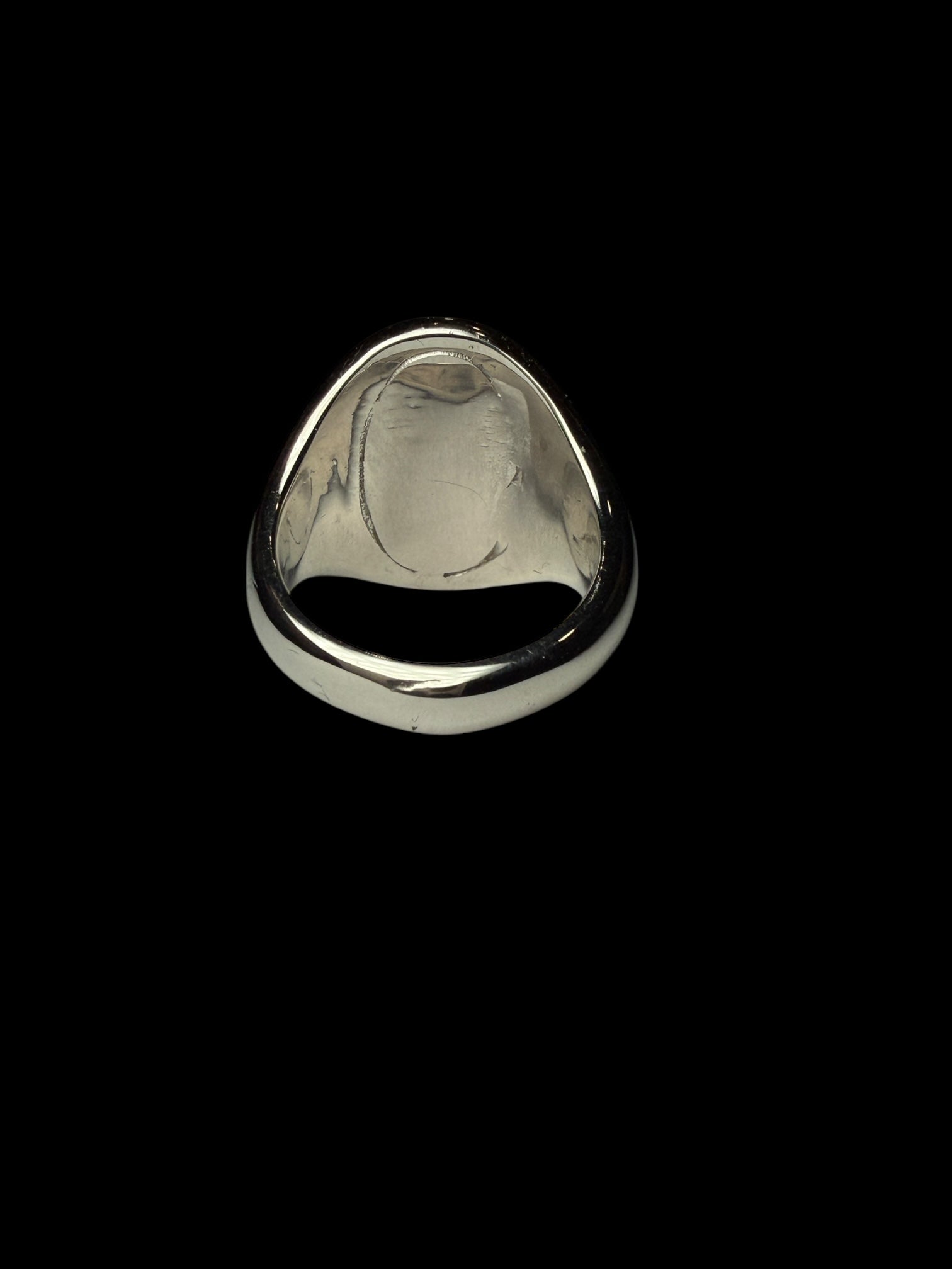Silver signet ring