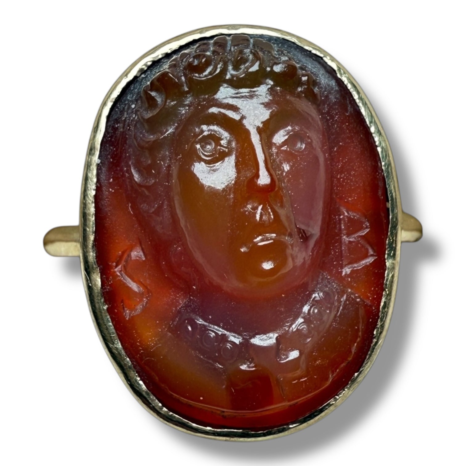 Byzantine Carnelian Cameo Ring