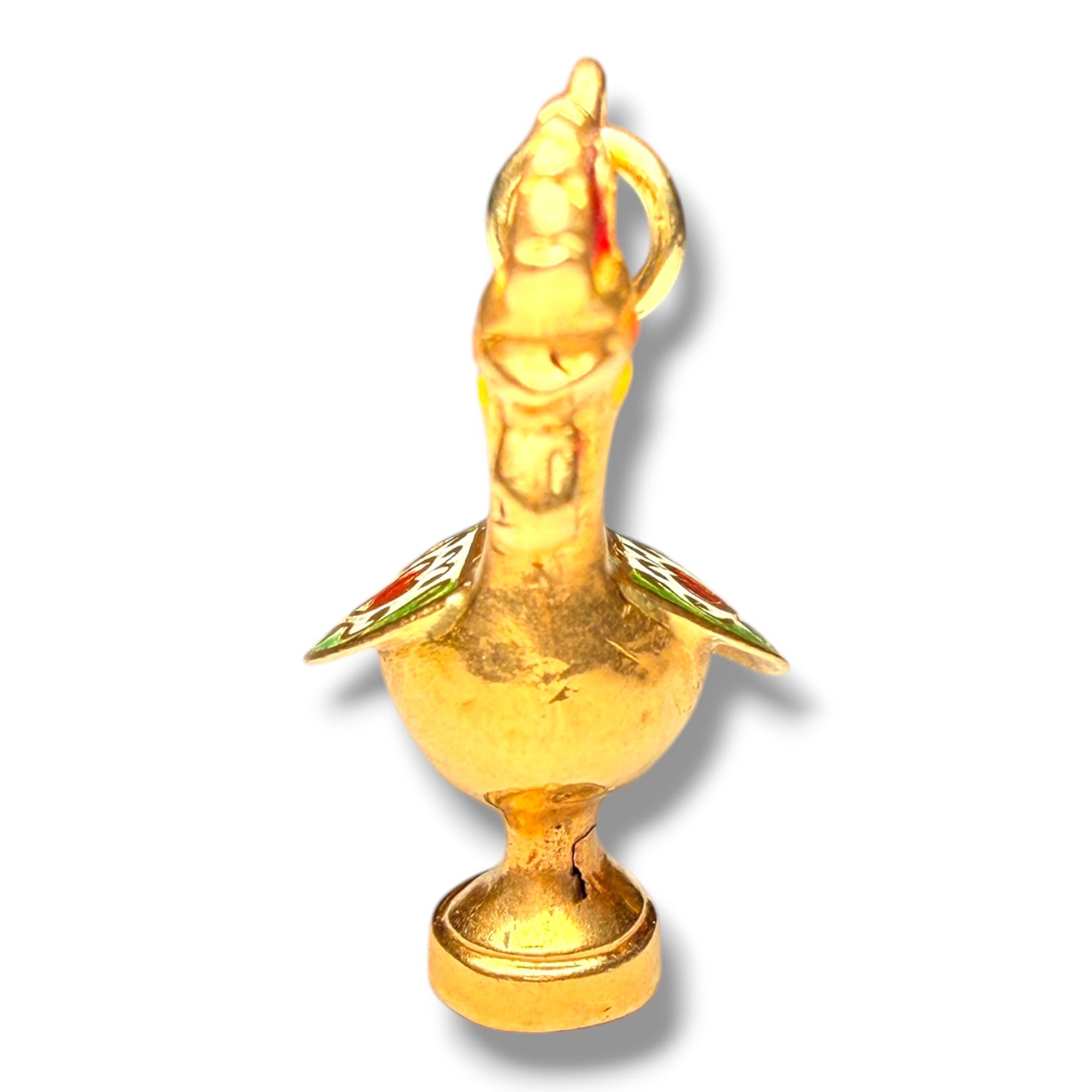 Vintage 9ct Gold Enamel Rooster Charm
Weight: 2.2g