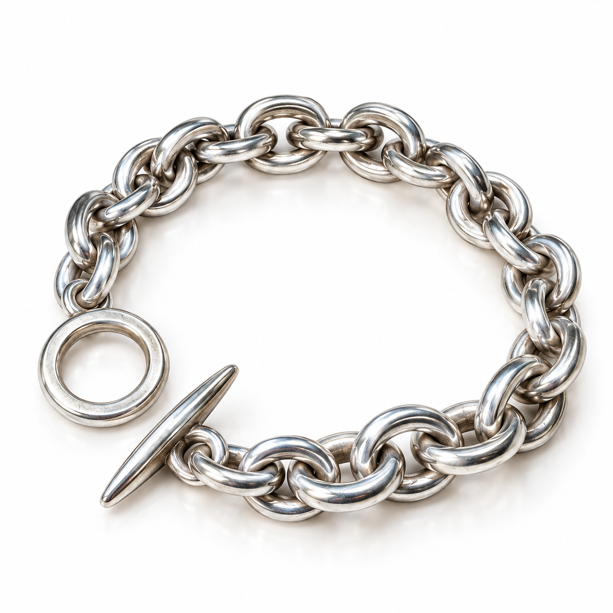 Vintage Danish Silver Link Bracelet