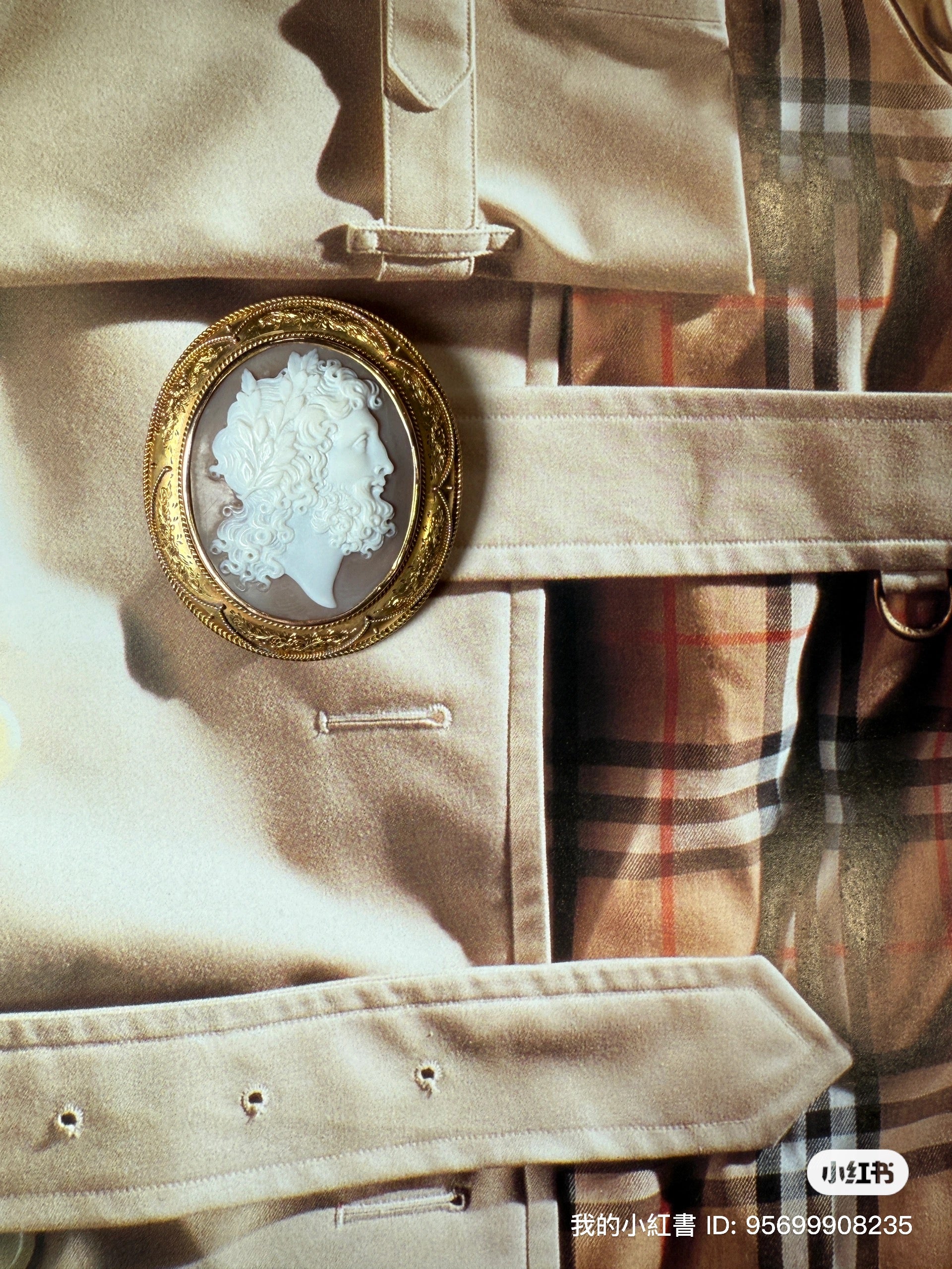 Cameo brooch