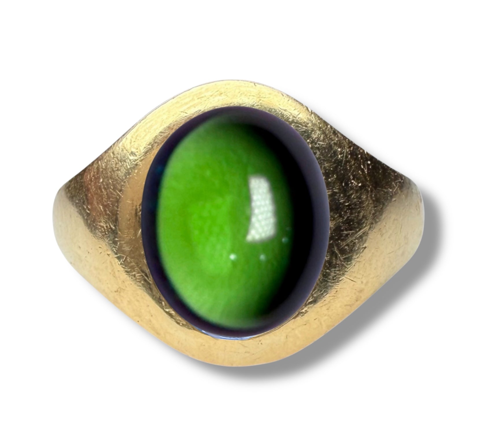 Bold Cabochon Gemstone Ring – Customisable in 18k Gold, 9k Gold, or Silver