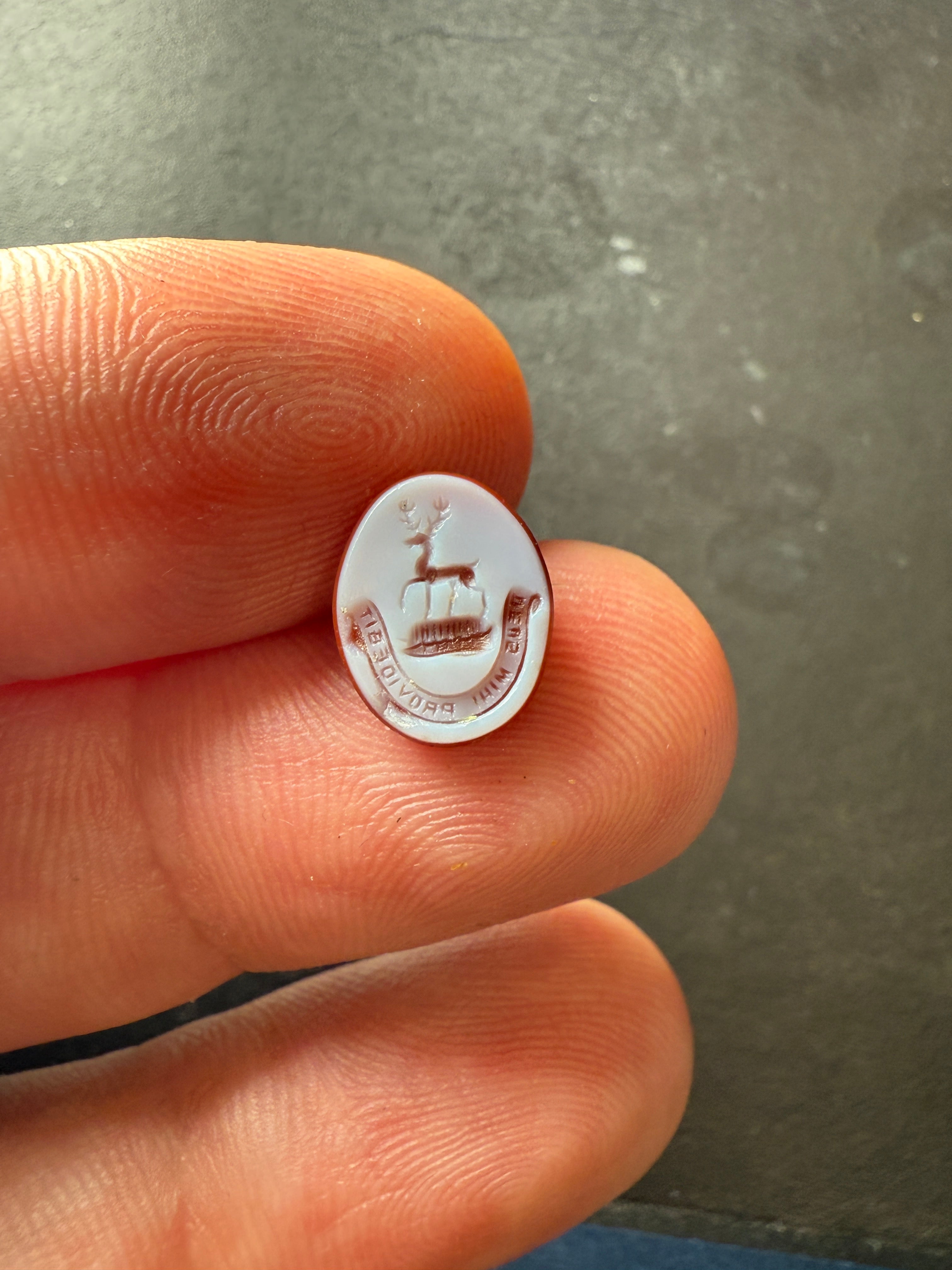 Antique Banded Agate Intaglio 