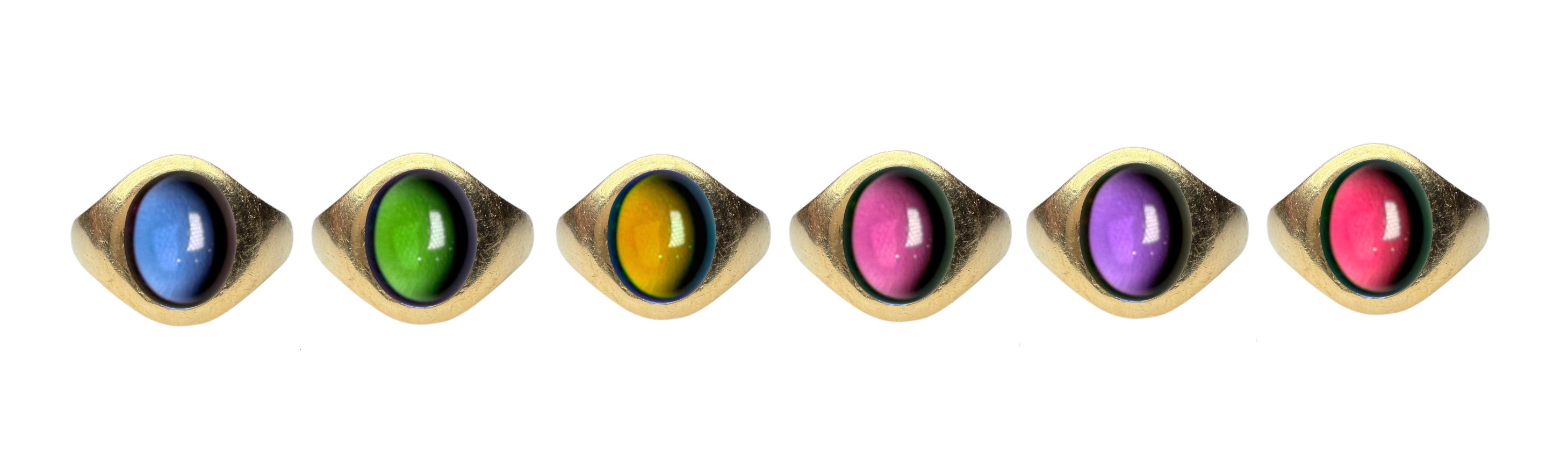 Bold Cabochon Gemstone Ring – Customisable in 18k Gold, 9k Gold, or Silver