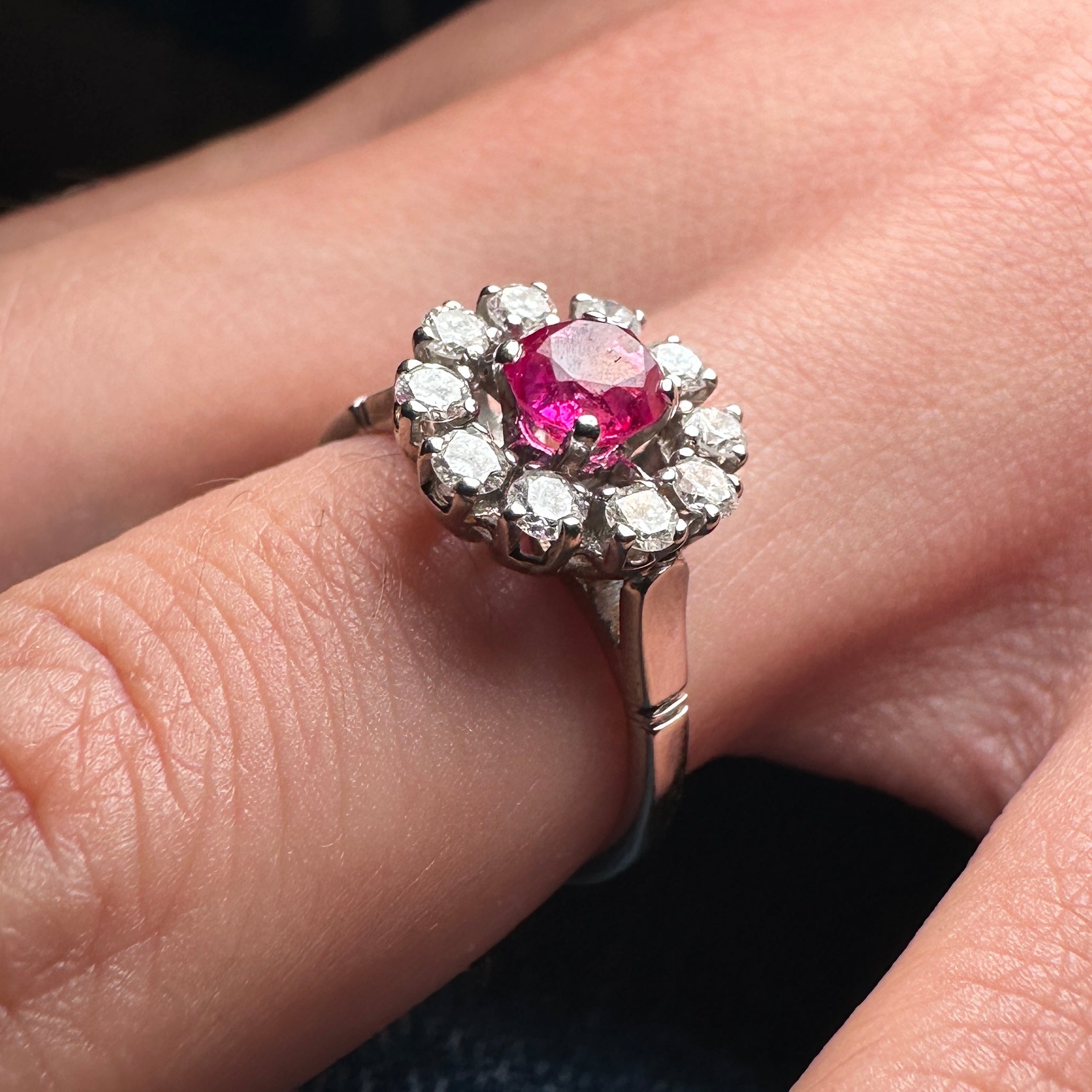 Ruby Cluster Ring