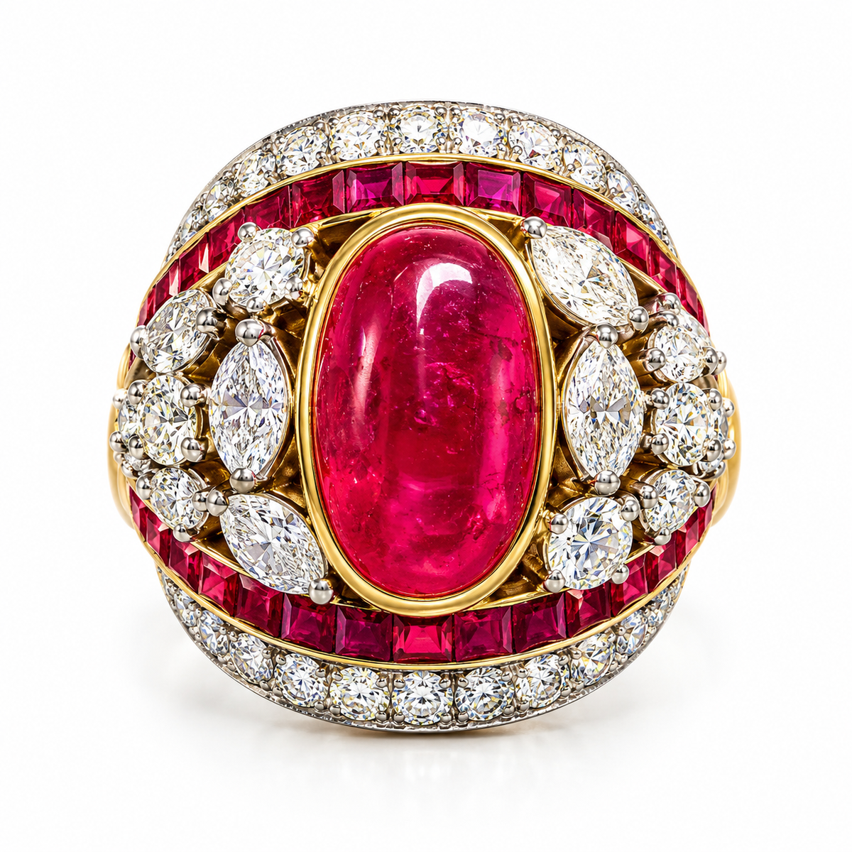 Sabbatini Milano – Burmese Ruby & Diamond Ring