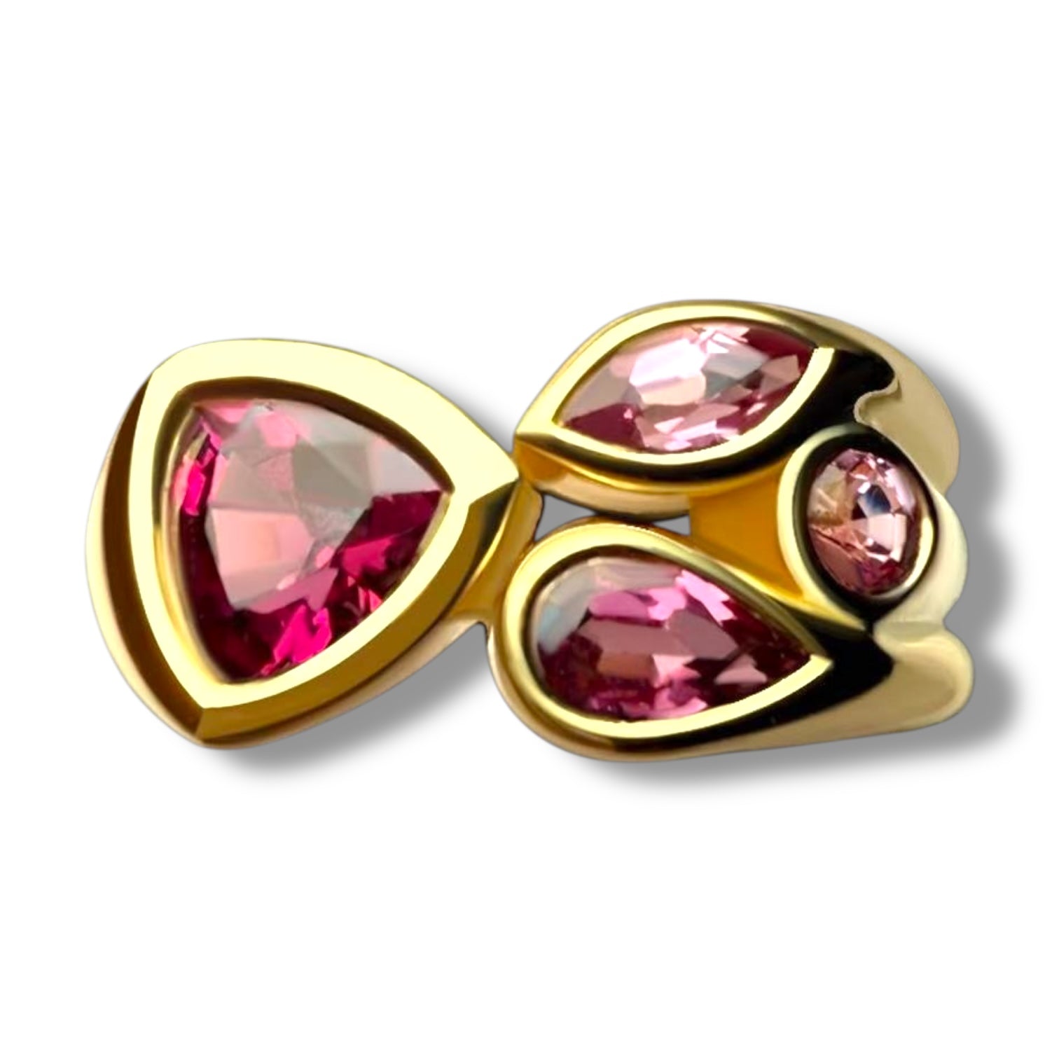 Blooming Flowers 18K Gold Ring for women