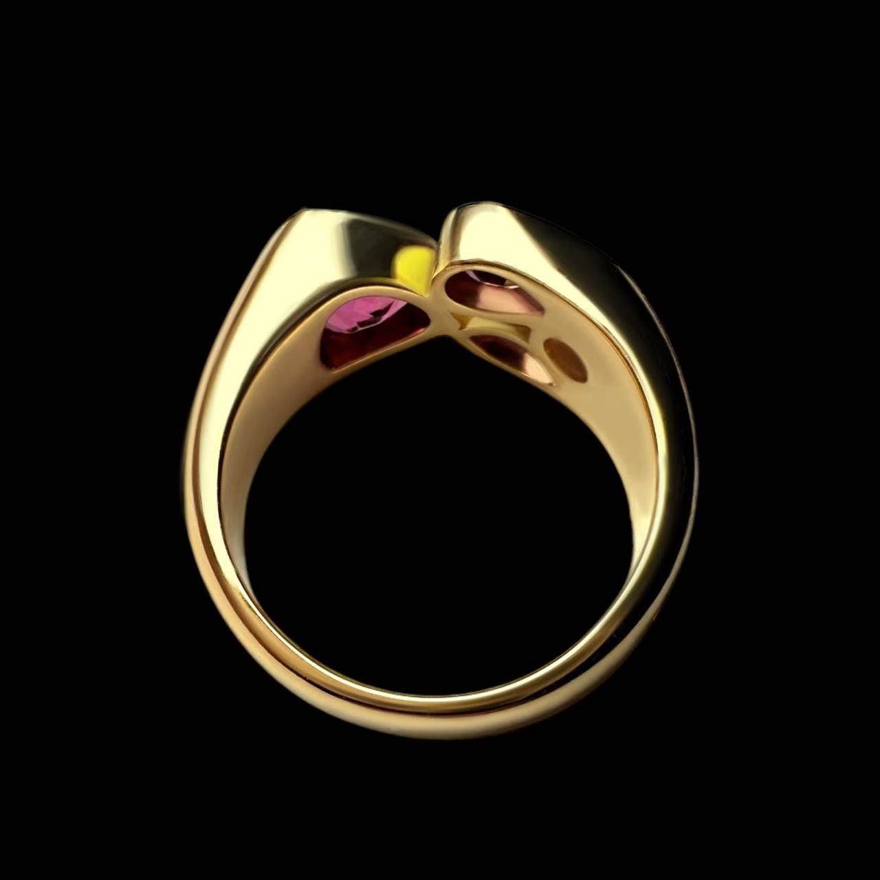 Blooming Flowers 18K Gold Ring for women