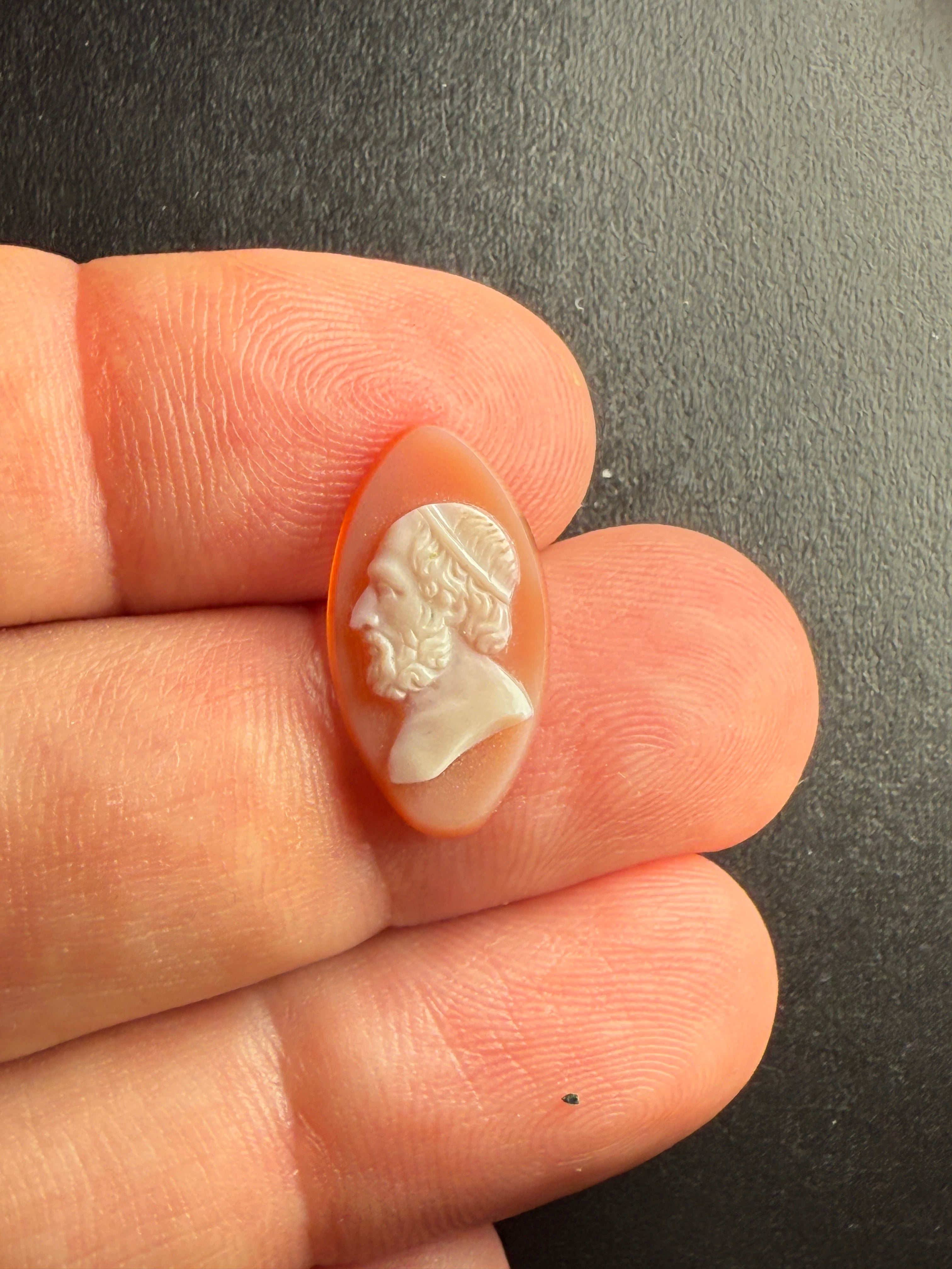 Miniature Antique Stone Cameo