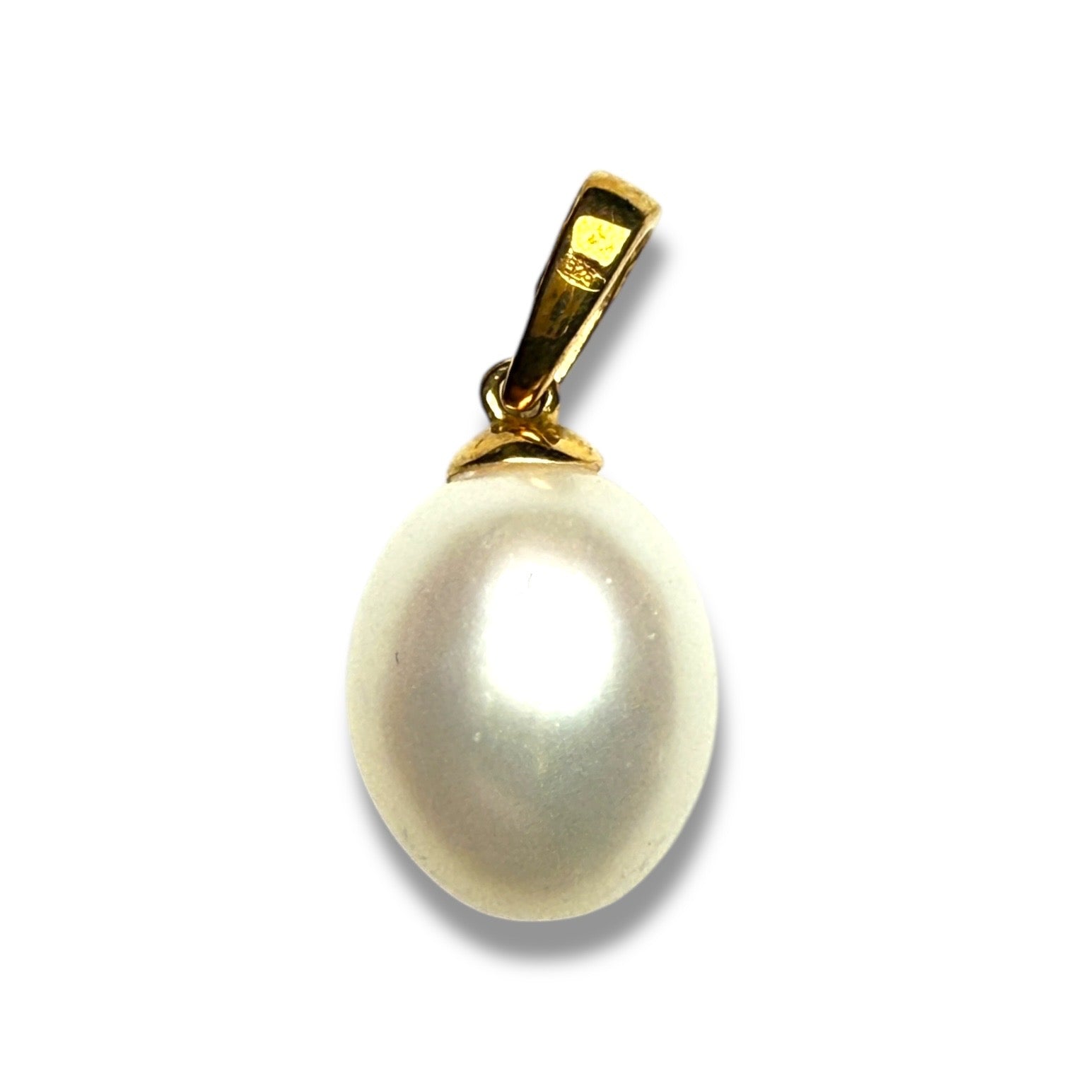 9k gold pearl pendant