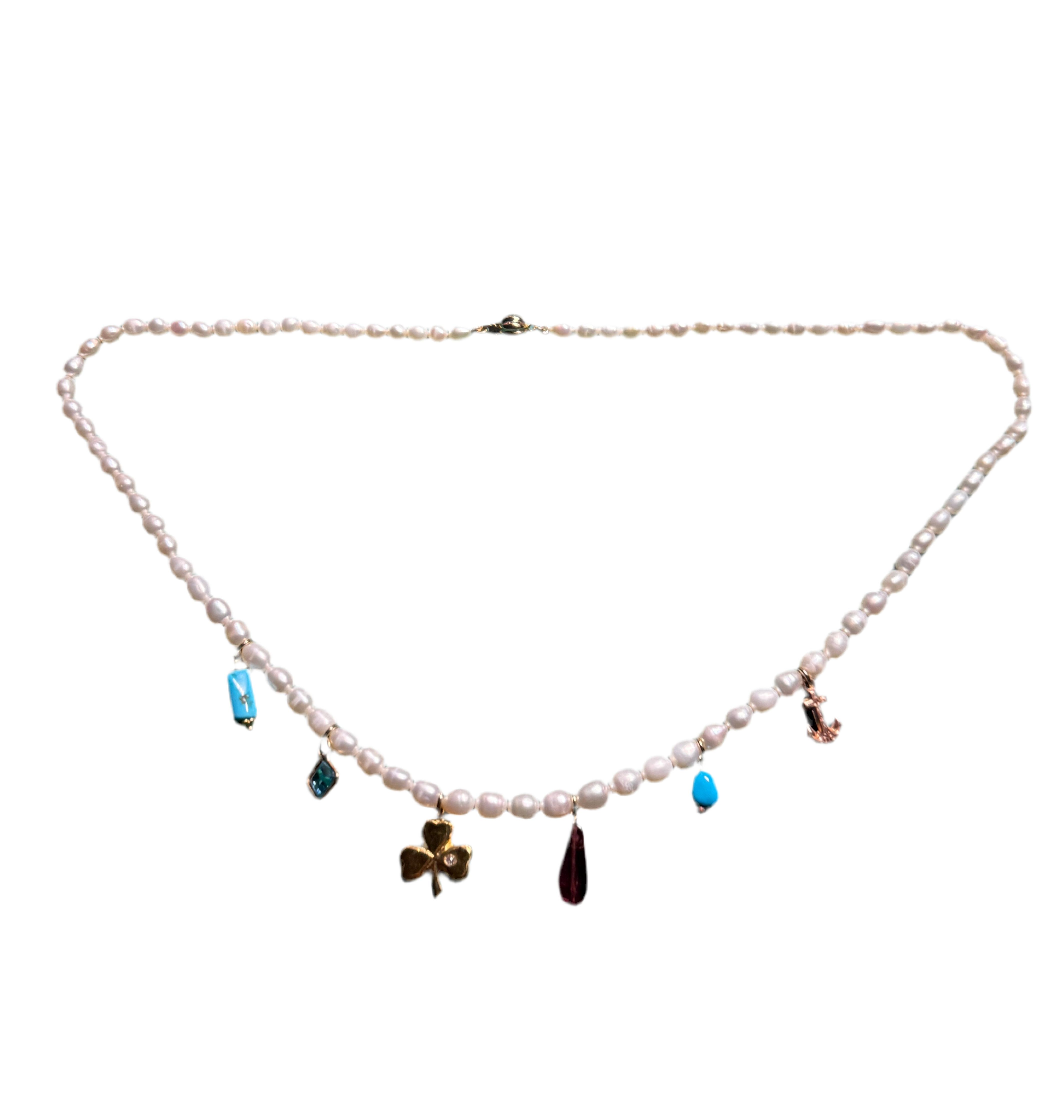 Pearls and  charms heckles