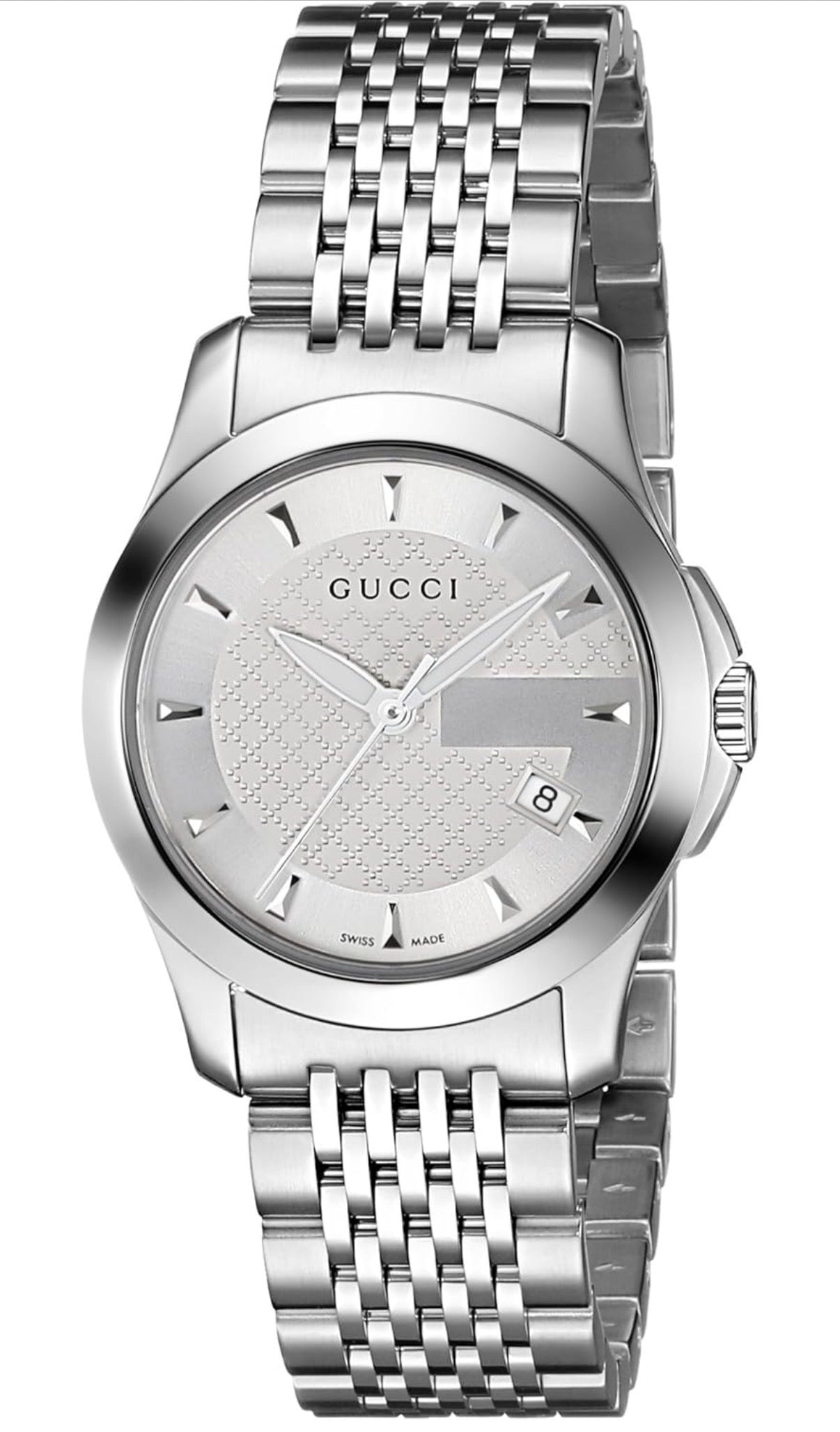 Gucci G-Timeless YA126501 – Swiss-Made Stainless Steel Watch