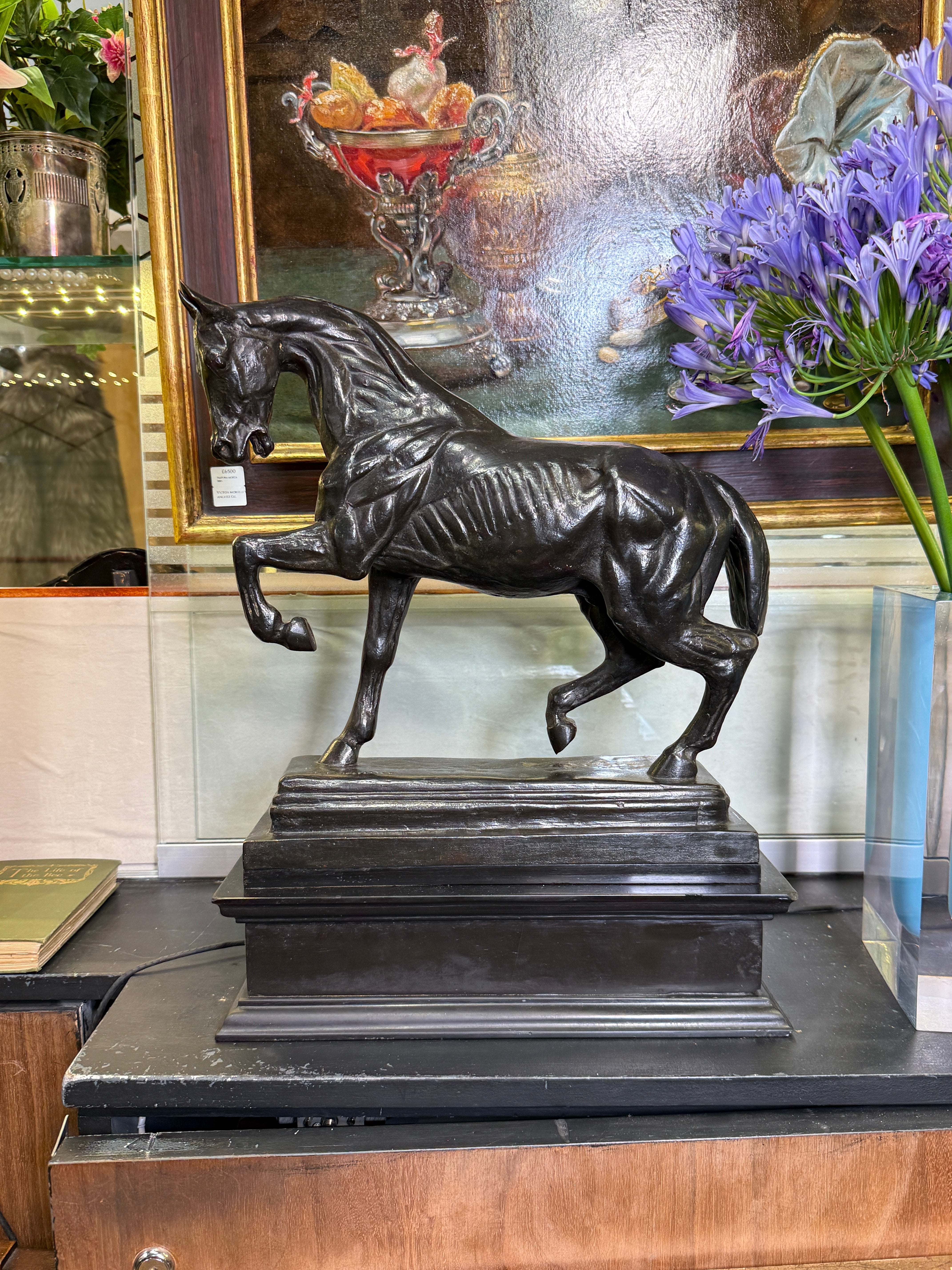 Bronze Horse Sculpture After Isidore Jules Bonheur
