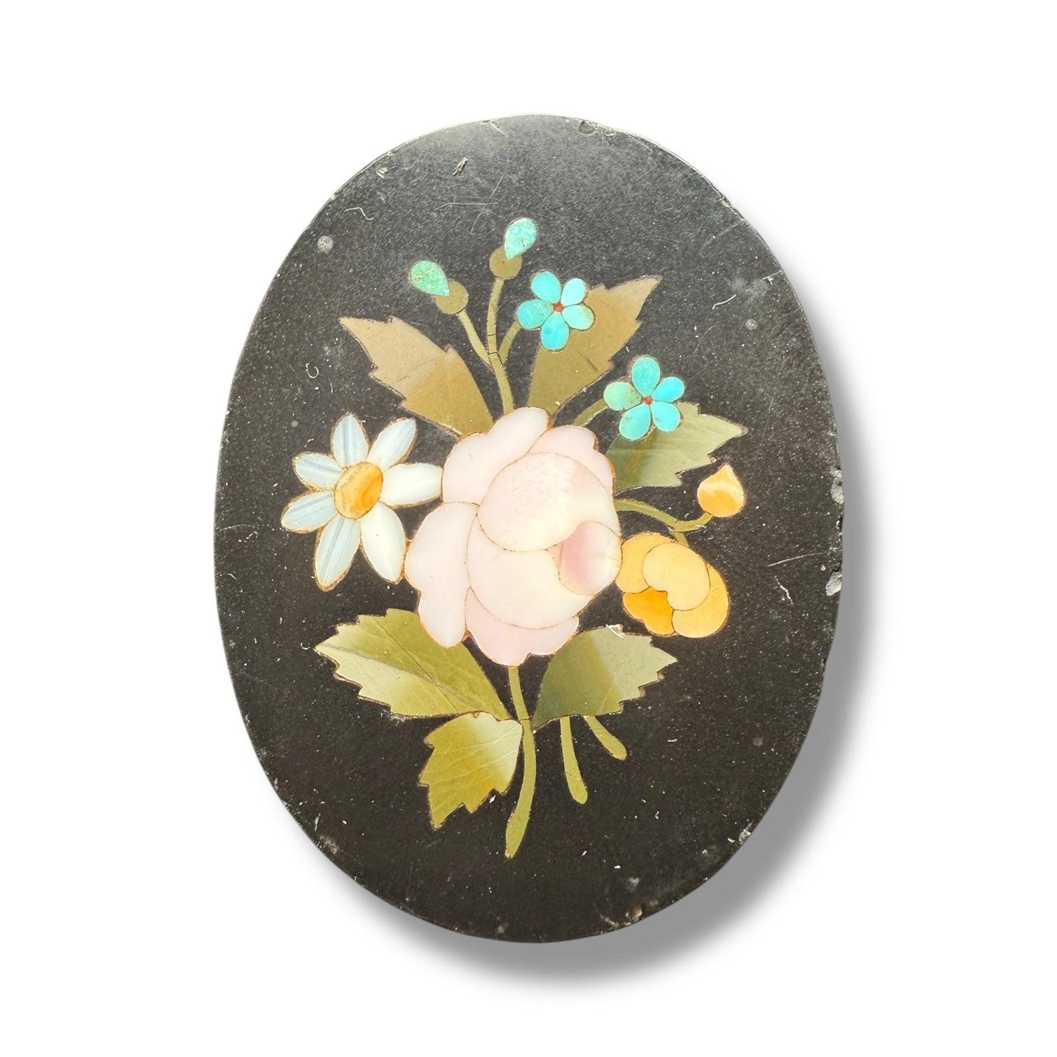 Antique Pietra Dura Plaque