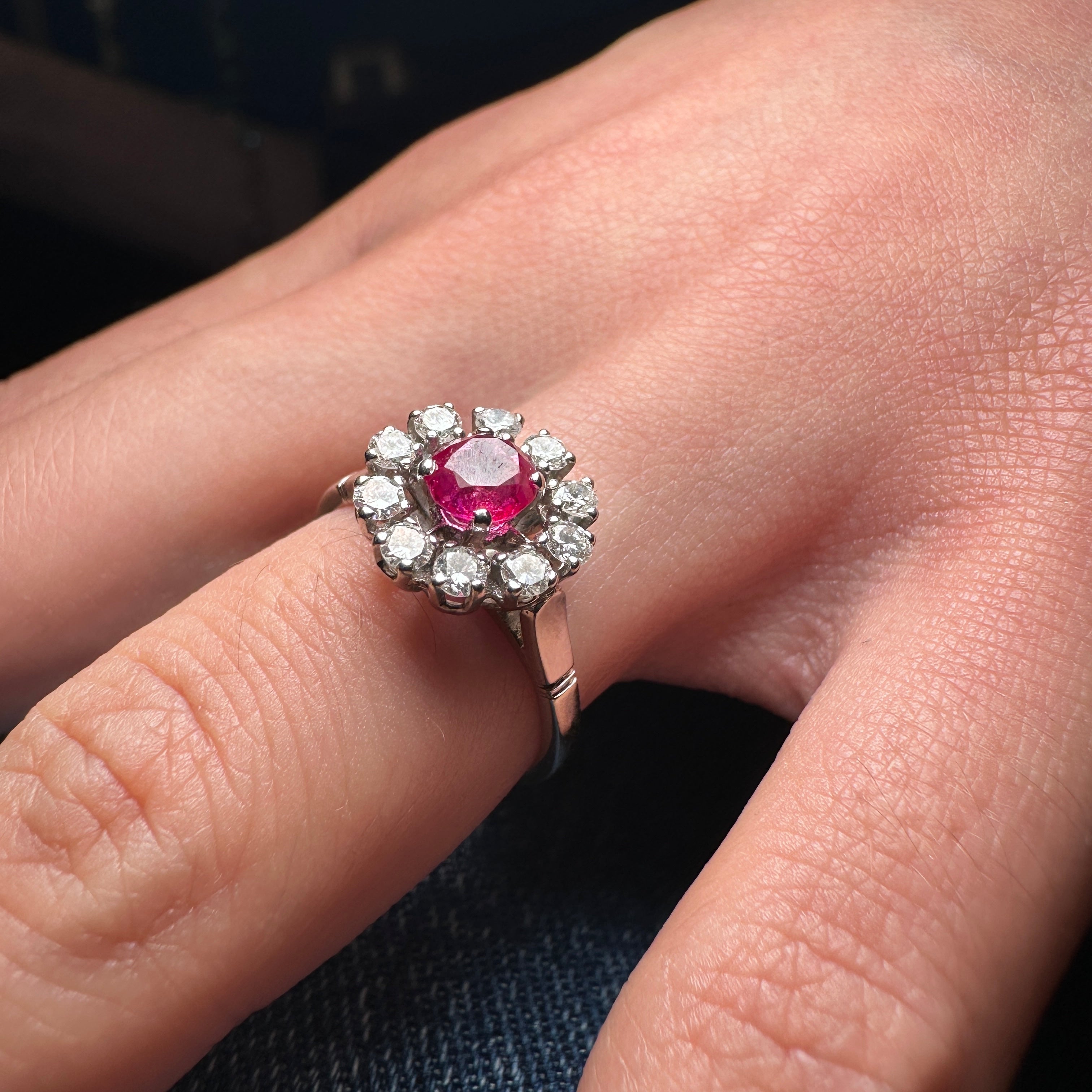 Ruby Cluster Ring