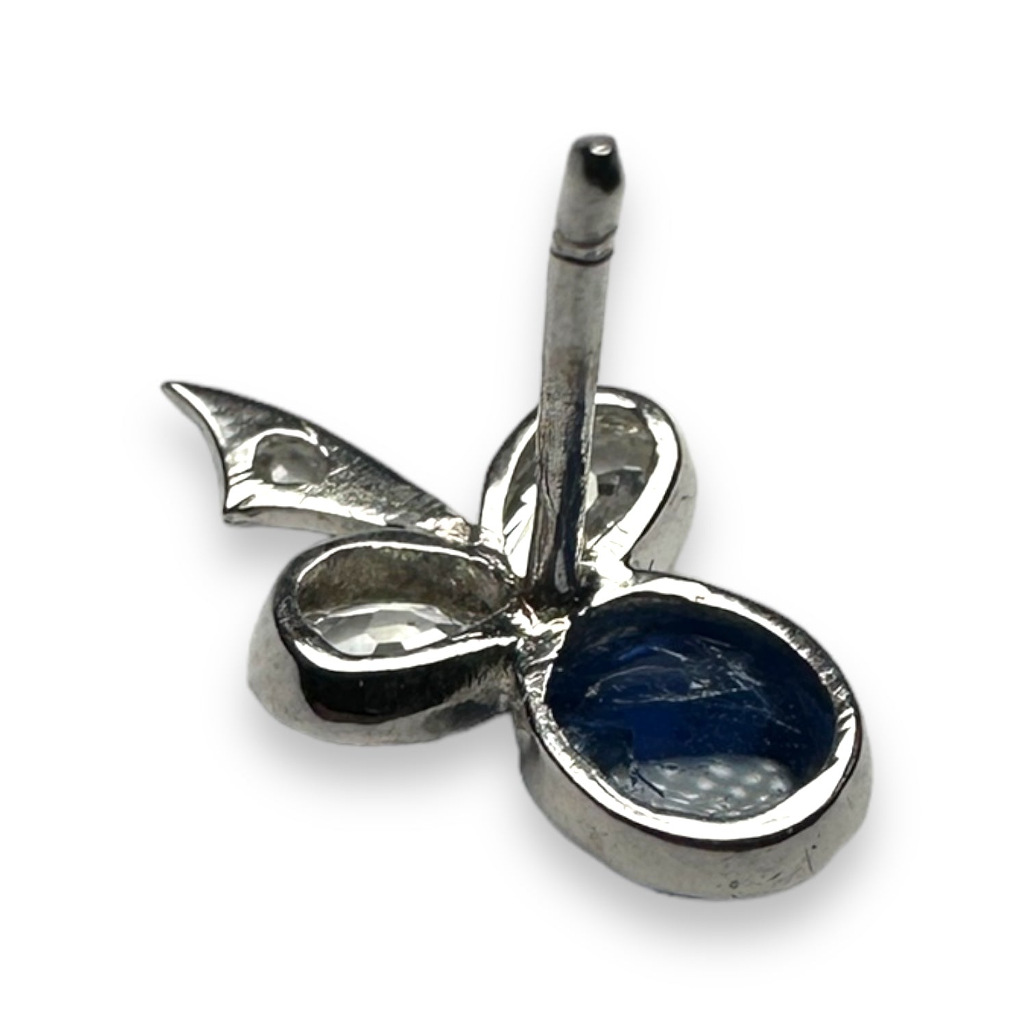 Sapphire and diamond earring