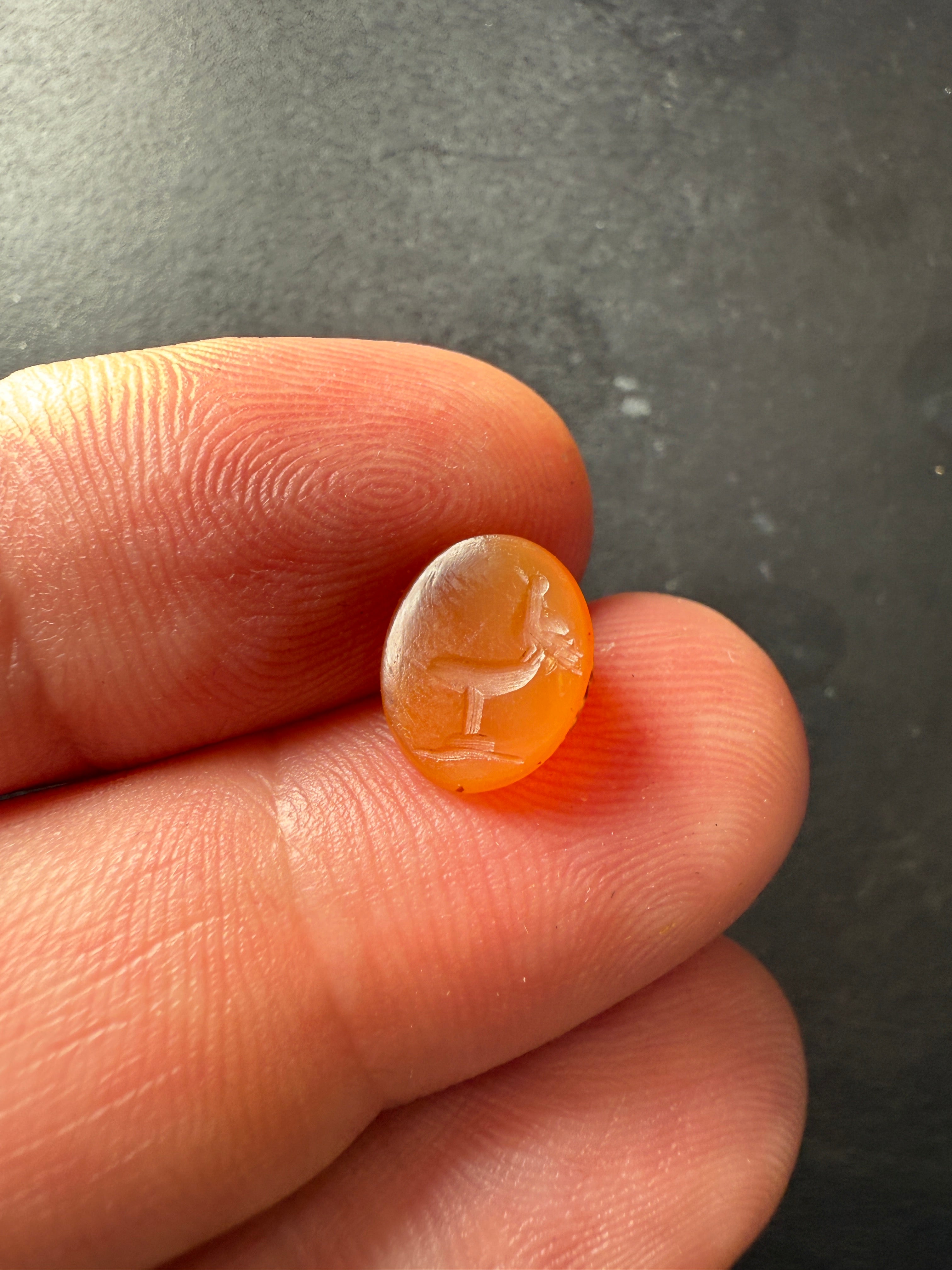 Miniature Carnelian Intaglio