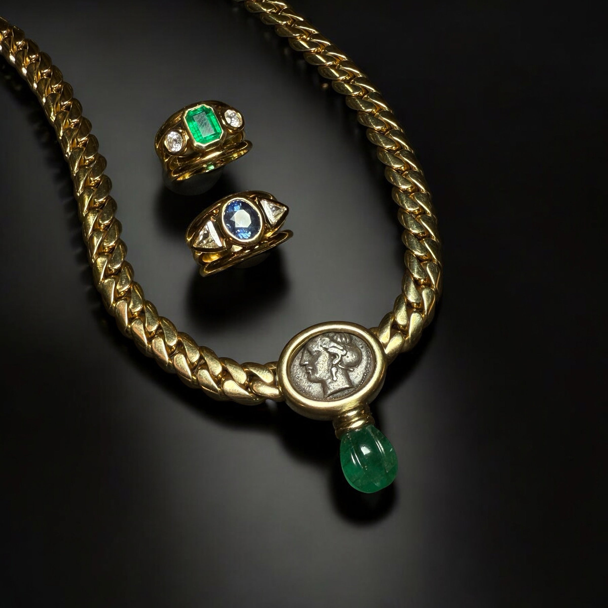 Sapphire diamond ring for wmen