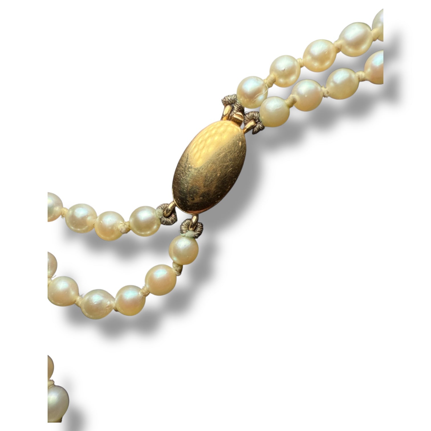 Sapphire and pearl necklace