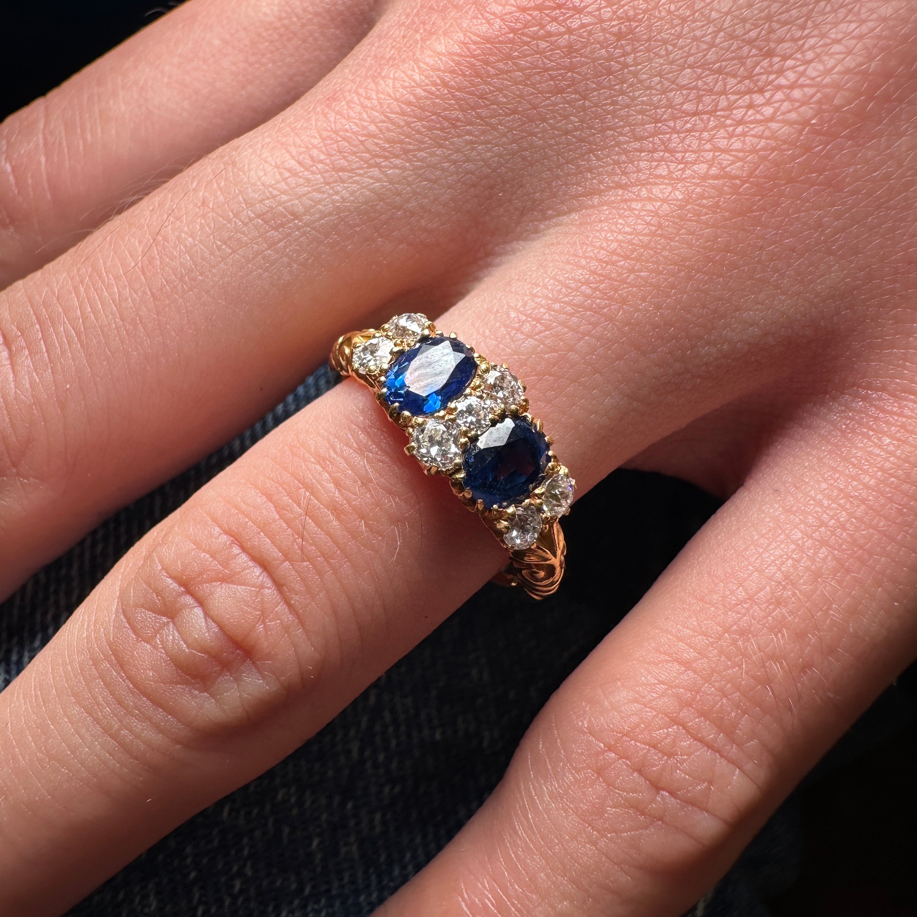 Sapphire and Diamond Ring