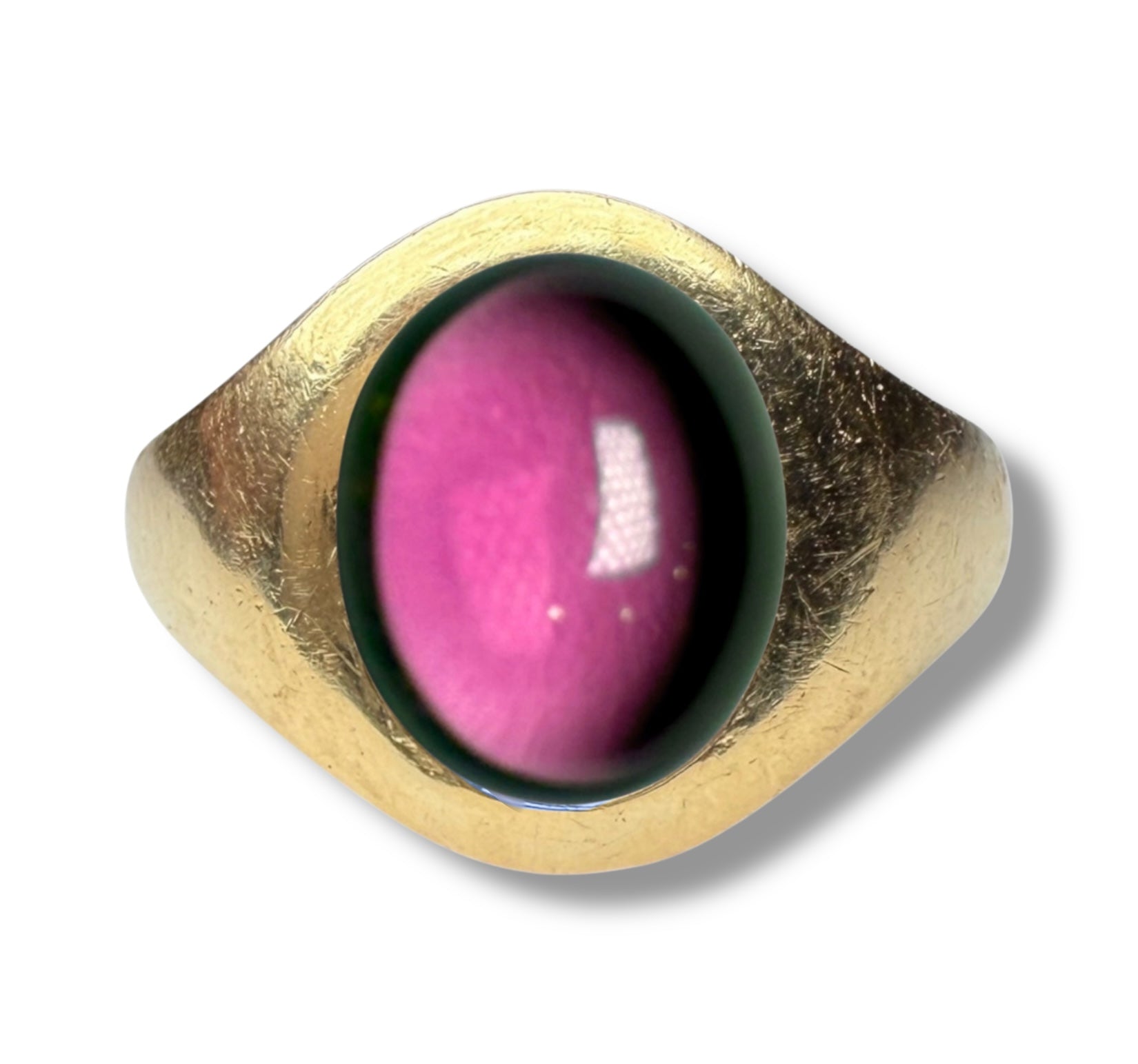 Bold Cabochon Gemstone Ring – Customisable in 18k Gold, 9k Gold, or Silver