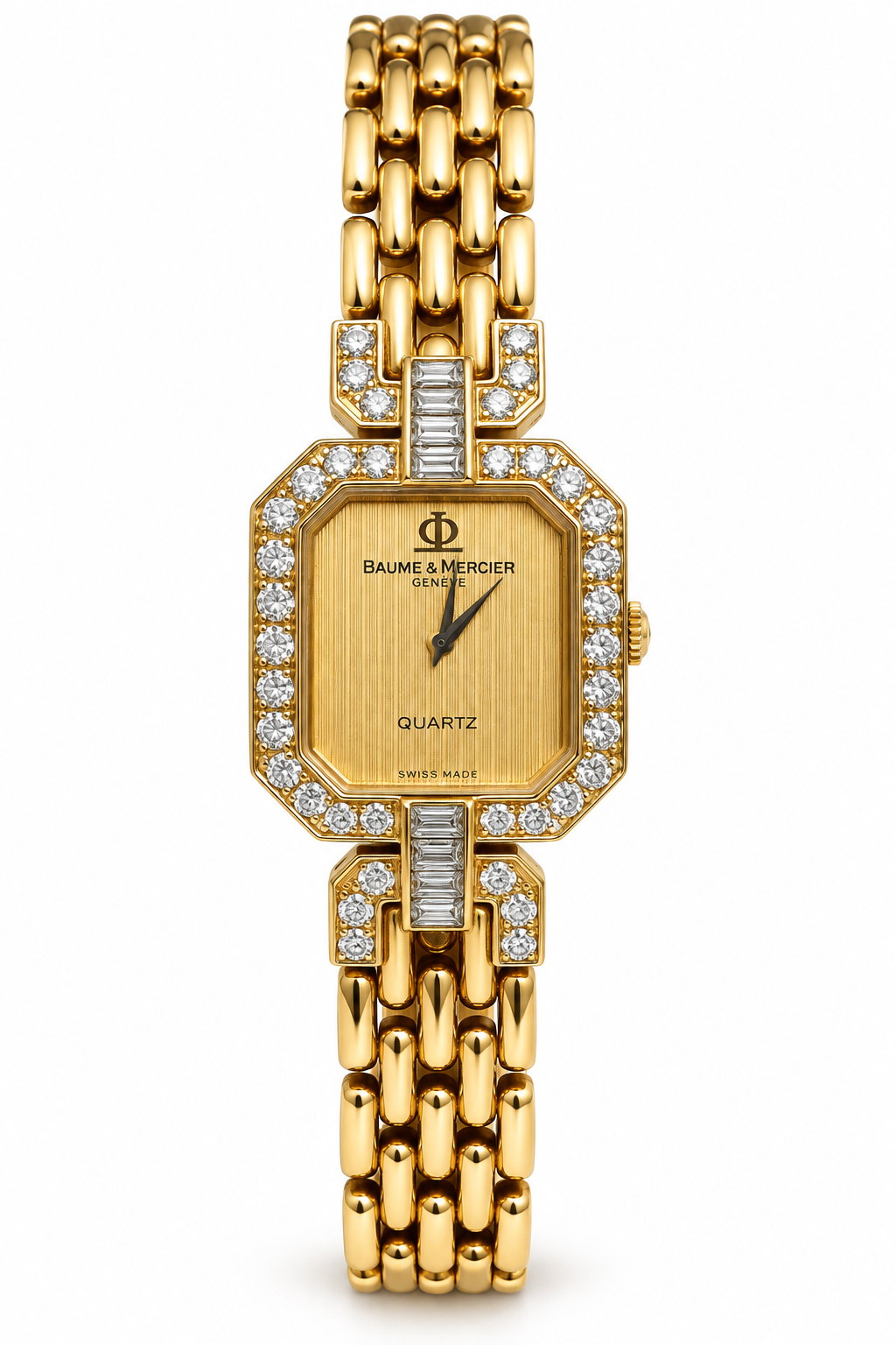 Vintage Baume & Mercier 18K Gold & Diamond Ladies’ Watch