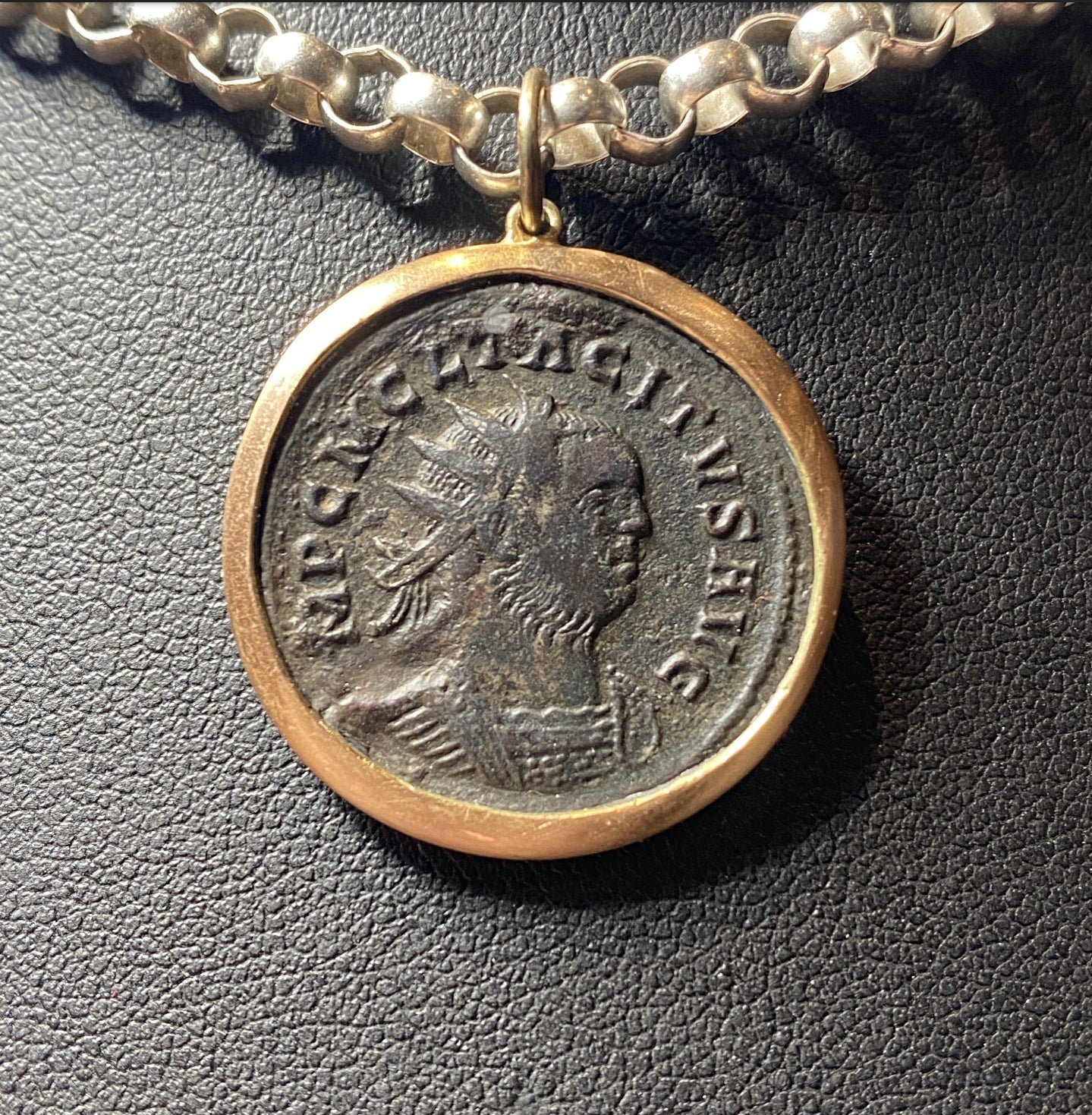 Roman coin antique (275-276 Rome   imperatore Tacitus)