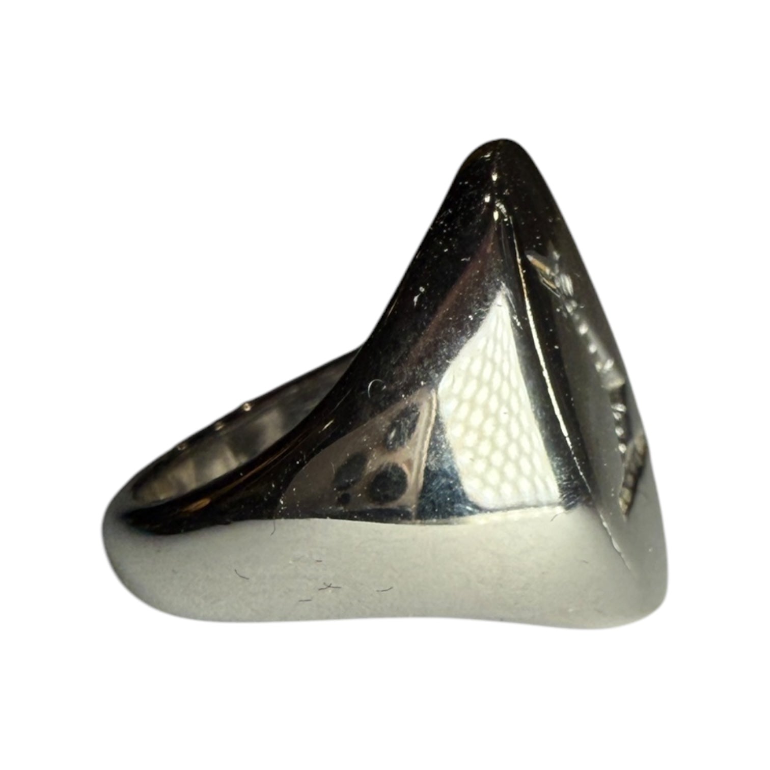 Silver signet ring