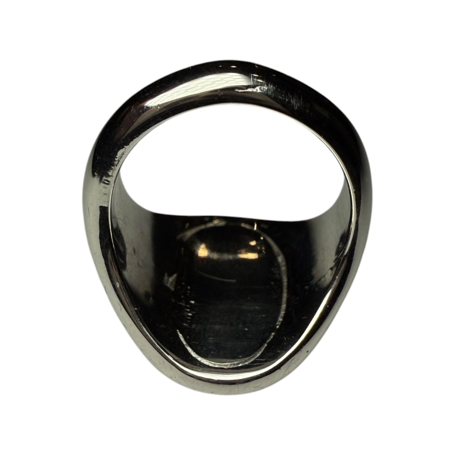 Silver signet ring