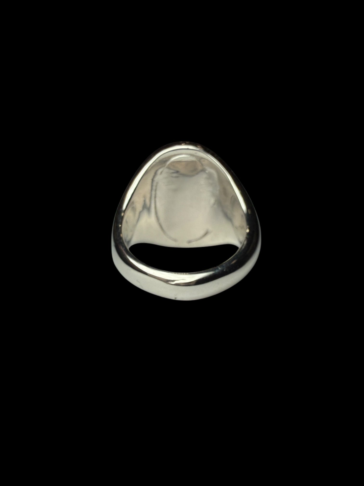 Silver signet ring